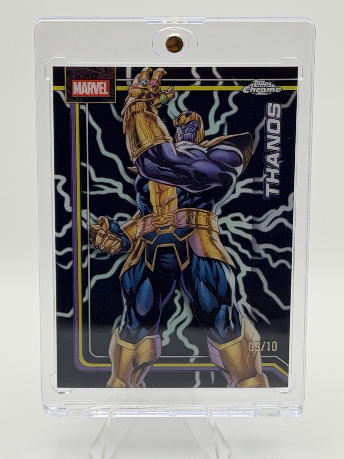 2026 Topps Marvel Chrome Thanos Black Refractor 03/10