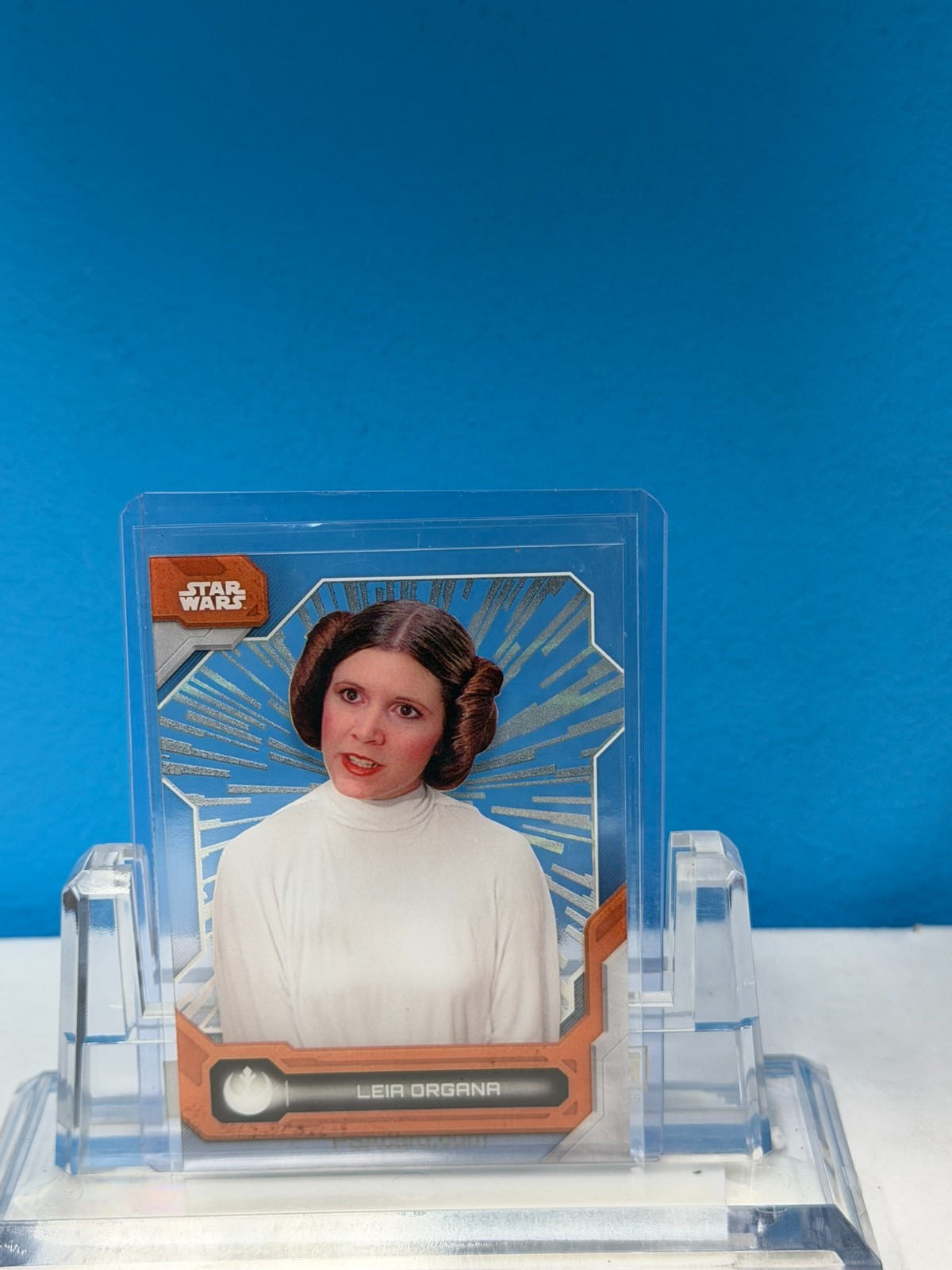 2024 Topps Star Wars High Tek Leia Organa #65 Hyperspace Pattern