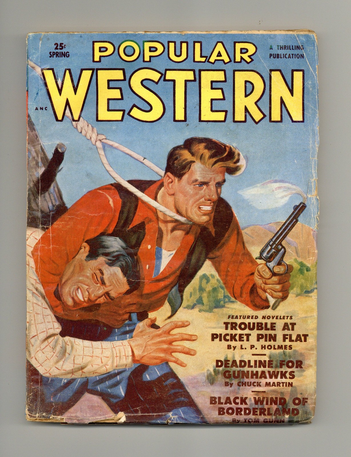 Popular Western Pulp Apr 1951 Vol. 40 #2 VG- 3.5 Low Grade