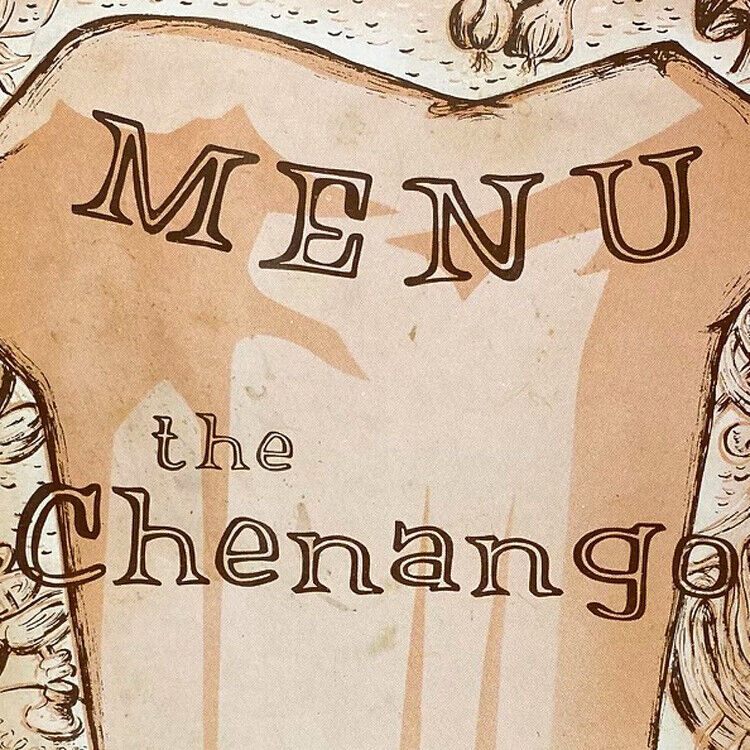 Vintage 1959 The Chenang Lounge Restaurant Menu Bar-b-q Estes Park Colorado
