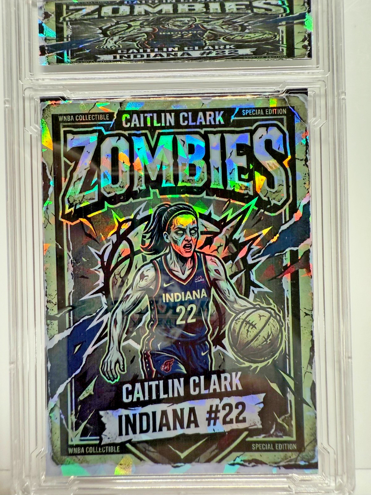 2026 WNBA Indiana The Clark Refractor Basketball VZ Rc