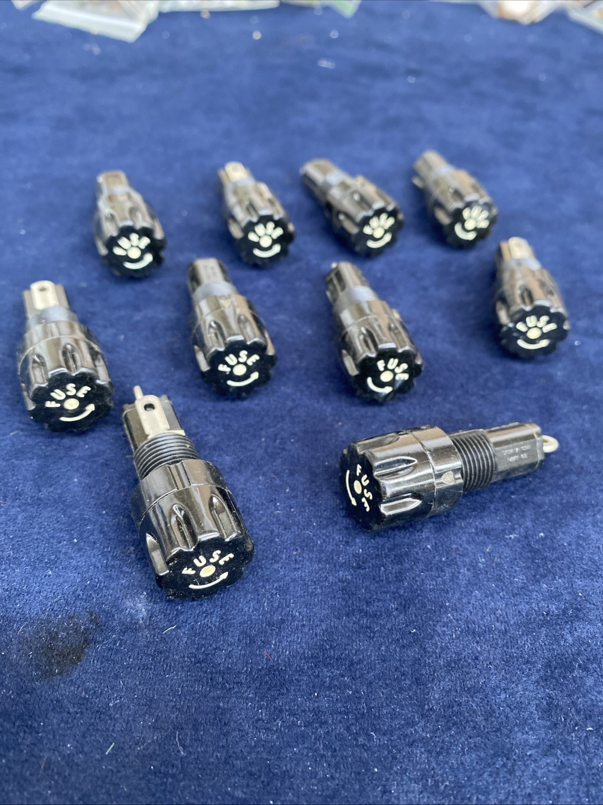 10 x Vintage Fuse Holders