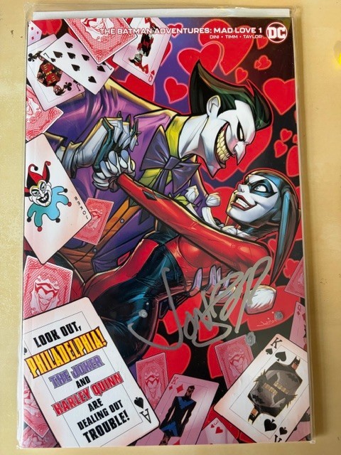BATMAN ADVENTURES: MAD LOVE JONBOY MEYERS SIGNED PHILLY FAN EXPO VARIANT 2023
