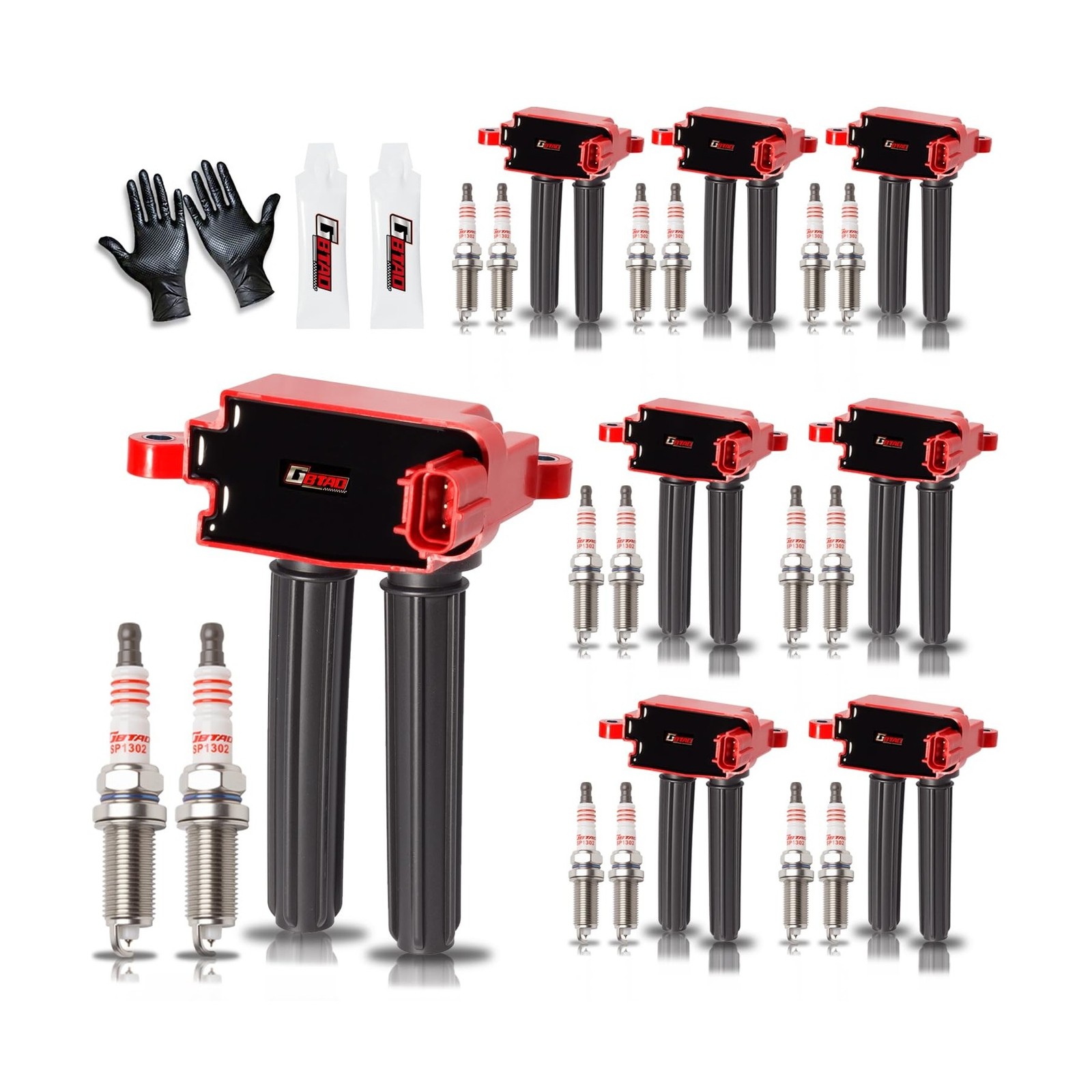 Upgraded 8x Ignition Coil Pack and 16x Iridium Spark Plug for 5.7L V8 HEMI Do...
