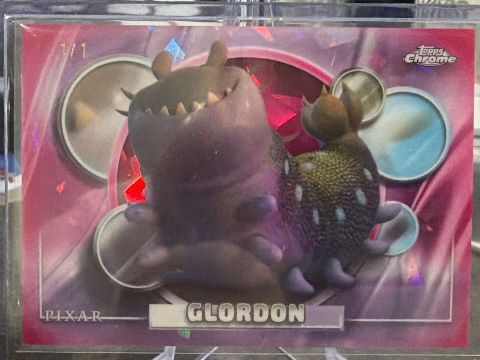 2026 Topps Chrome Disney Sapphire GLORDON Padparadscha 1/1