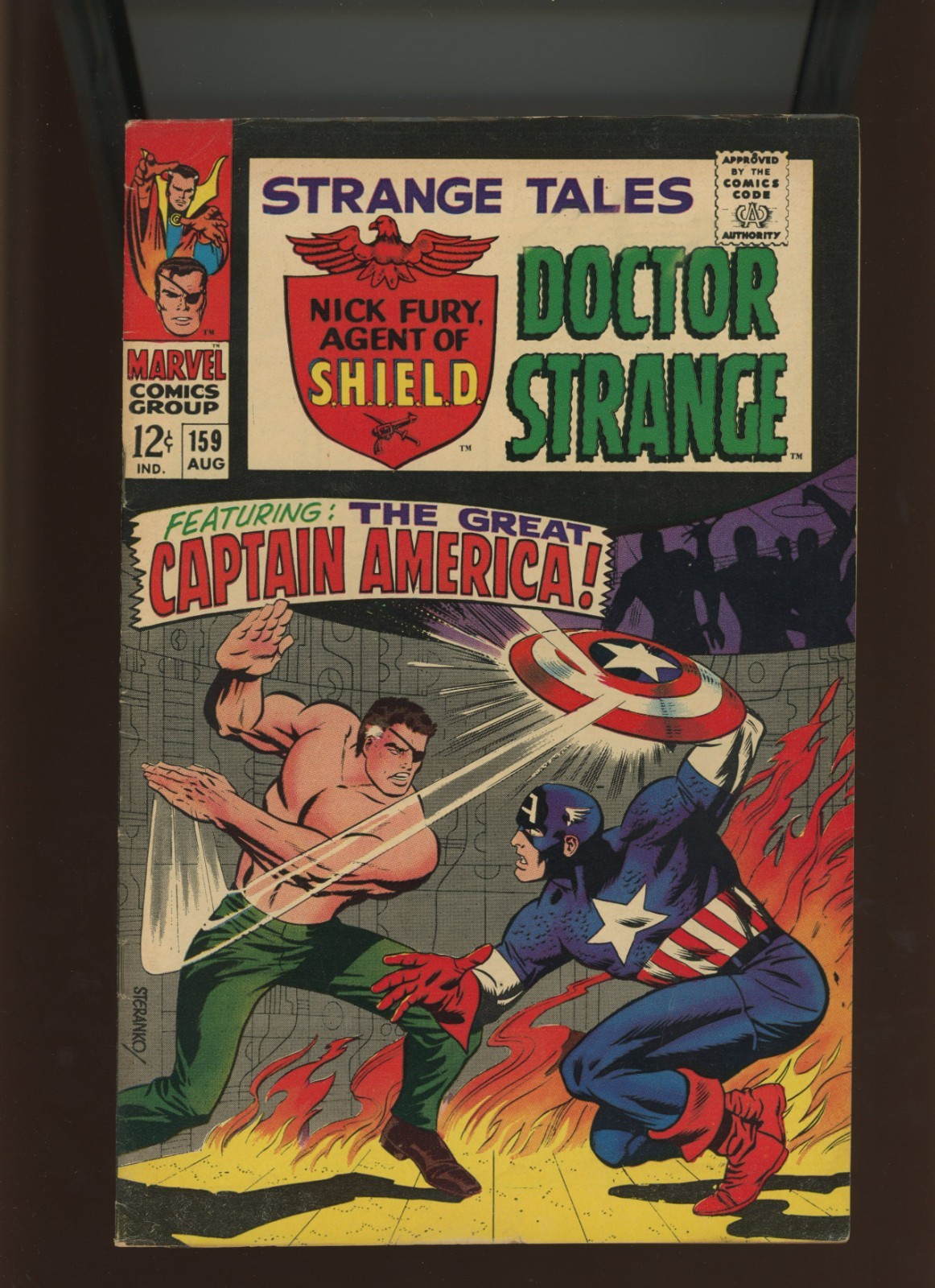 (1967) Strange Tales #159: SILVER AGE KEY ISSUE COMBINED SHIPPING (4.0/4.5)