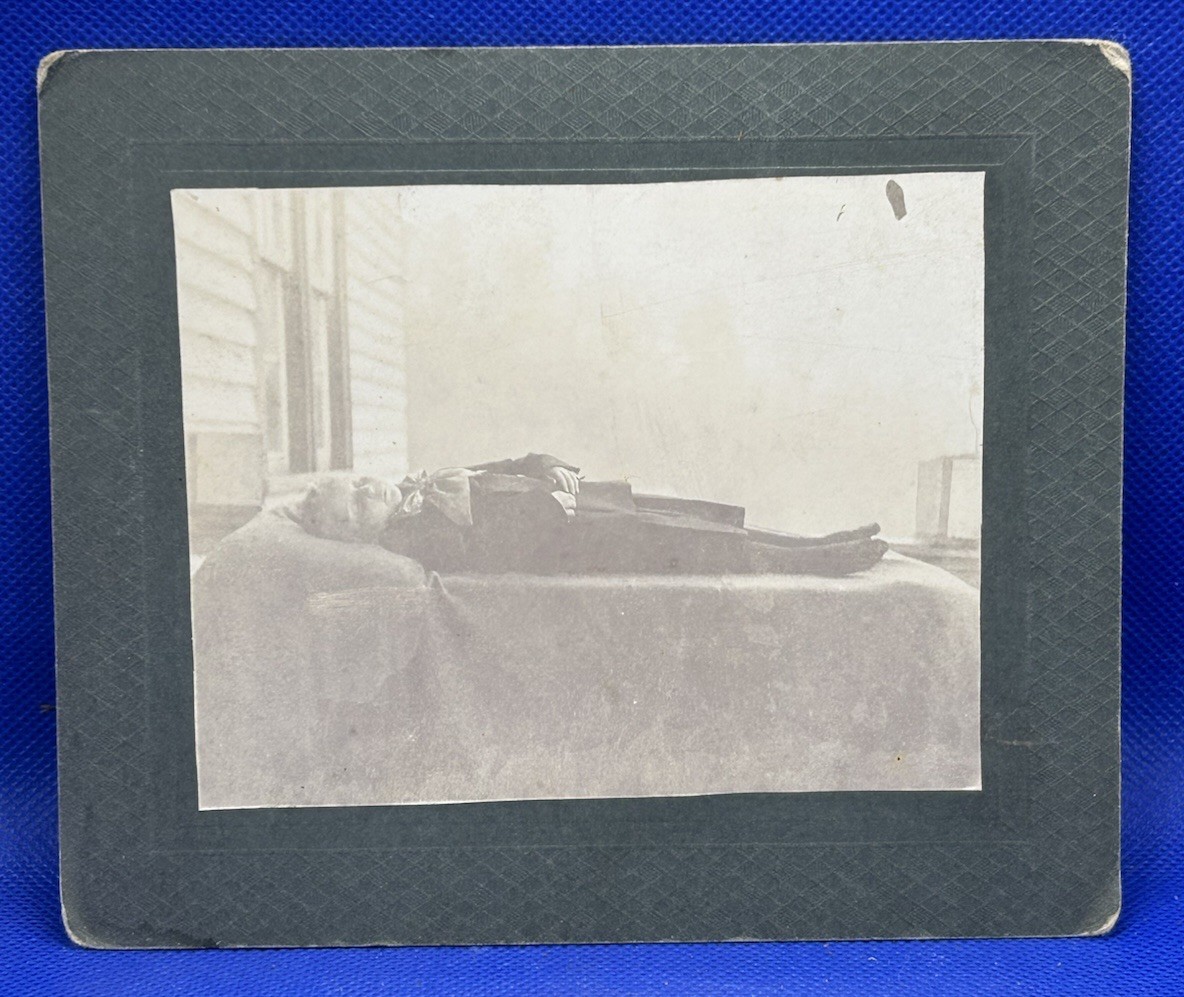 Antique 1880’s Victorian Post Mortem Photo Deceased Young Boy
