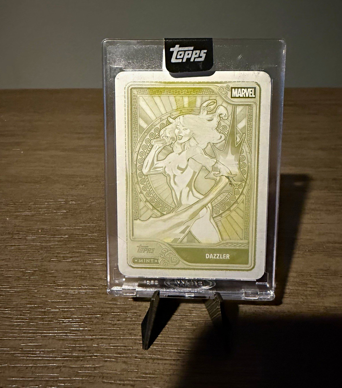One of One🔥 2026 Topps Mint Marvel DAZZLER  Yellow Printing Plate 🔥