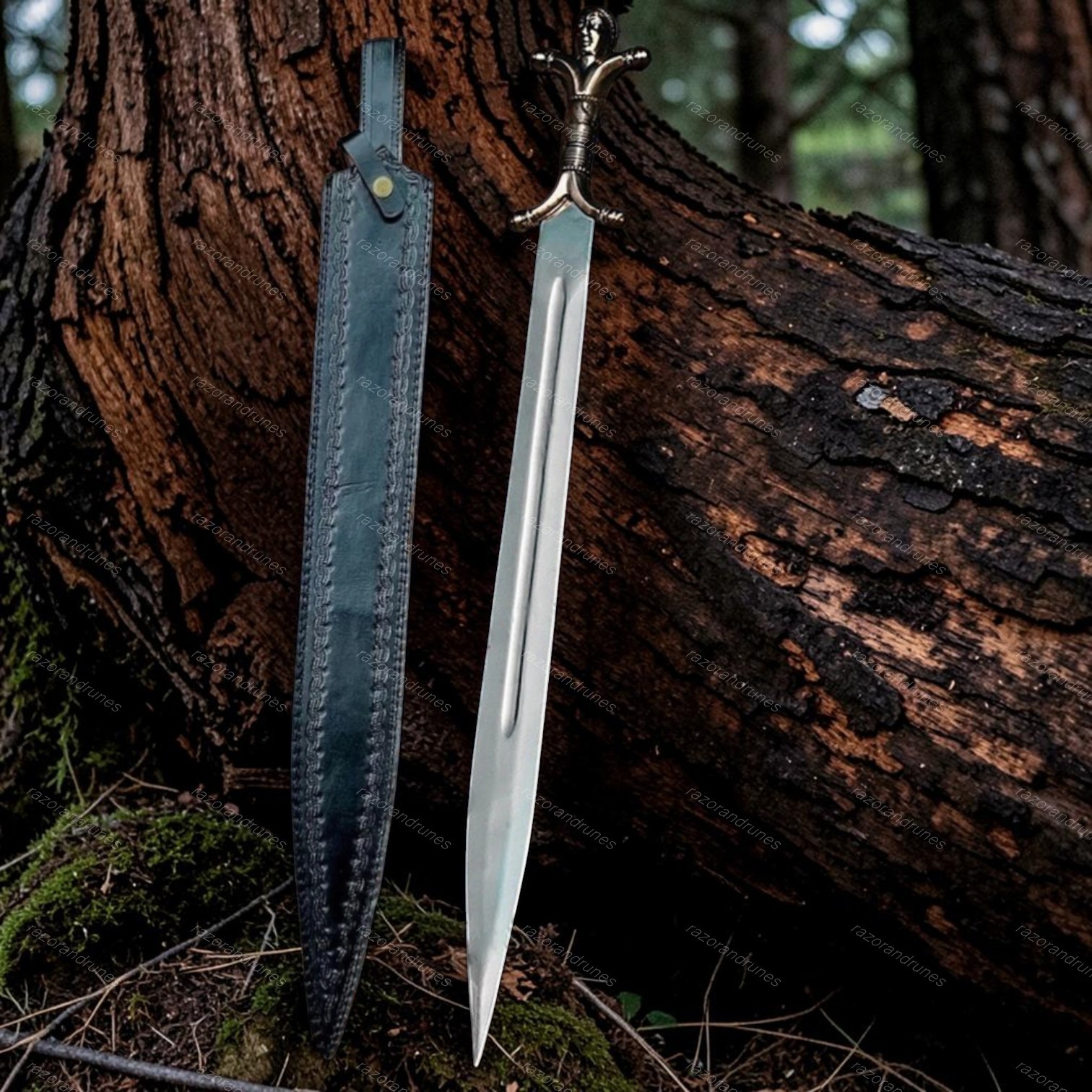 Medieval Celtic Anthropomorphic Scottish Sword Irish Fantasy Viking Battle prop