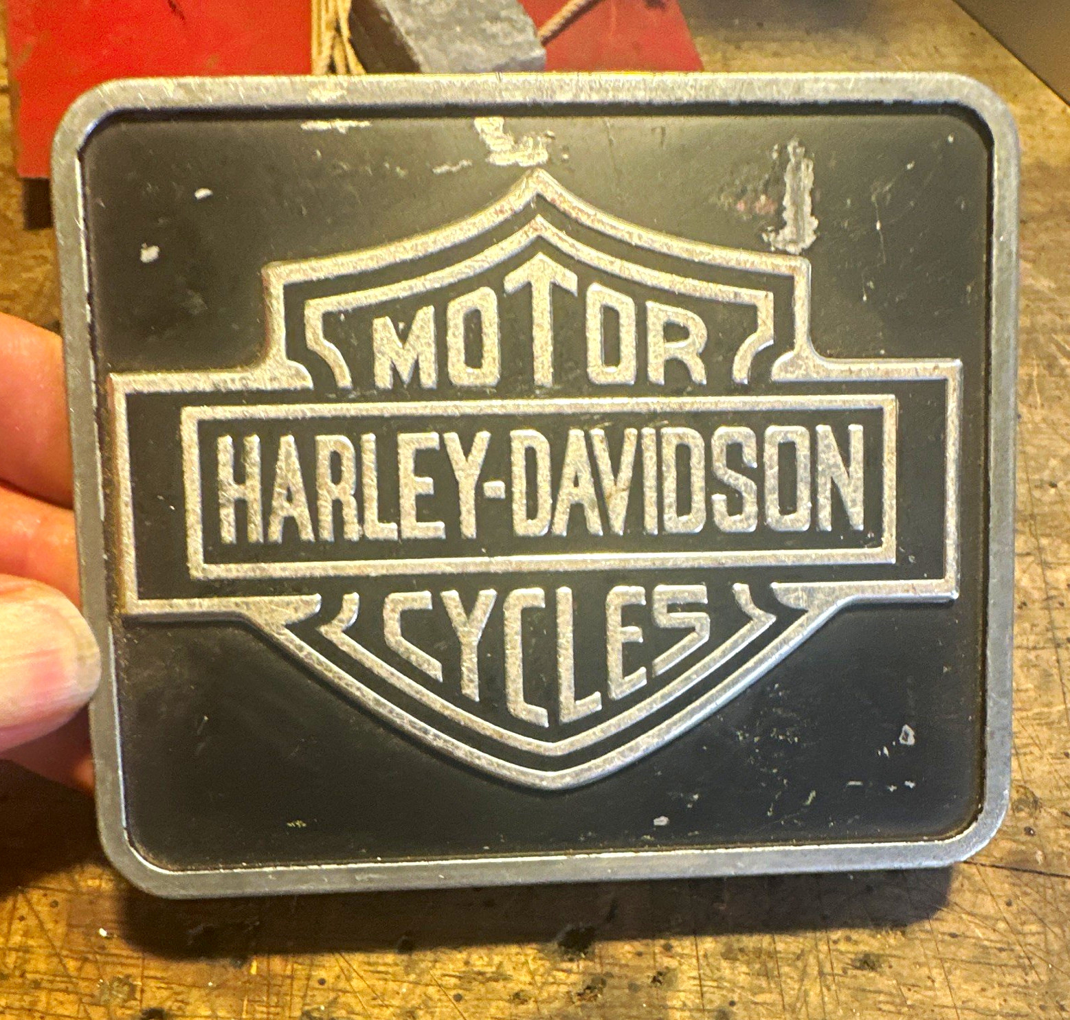 Harley-Davidson Motor Cycles medallion w/ Mounting Clamps 90951-79