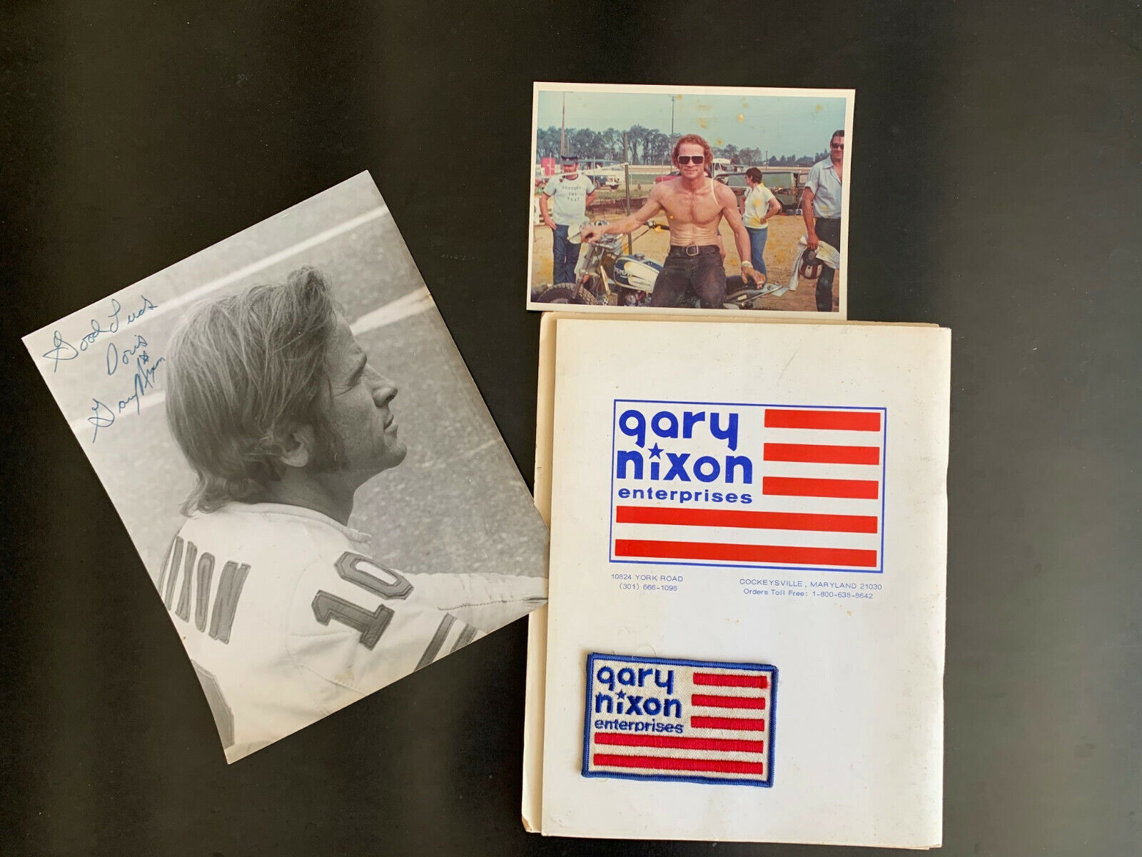 #82  Gary Nixon (Triumph, 9)  Motorcycle Catalog: Patch, photos, On Any Sunday
