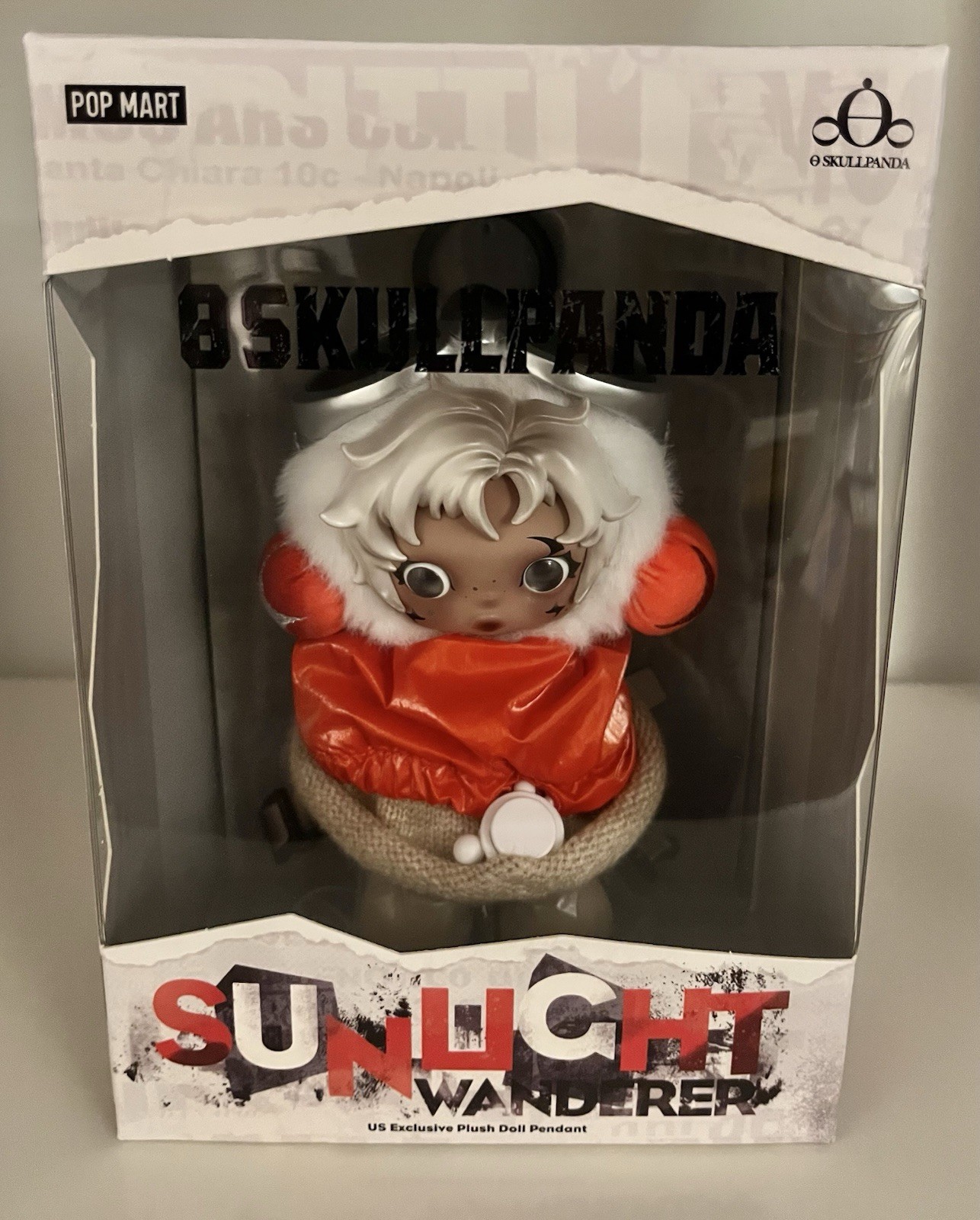 POP MART SKULLPANDA Sunlight Wanderer Plush Doll Pendant NYC Exclusive Limited