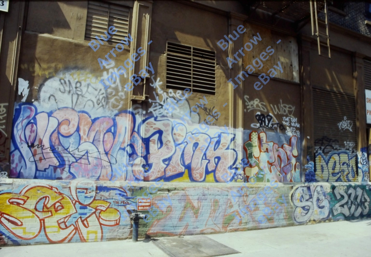 1996 35mm Slide Street Art Graffiti New York City #17893 1996 35mm Slide Street Art Graffiti New York City #17893