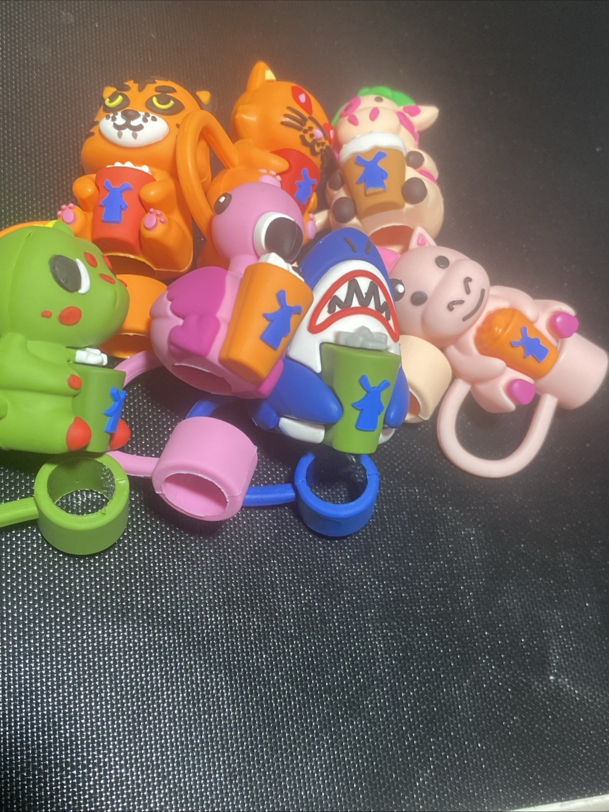 Dutch Bros full set of 7 Straw toppers