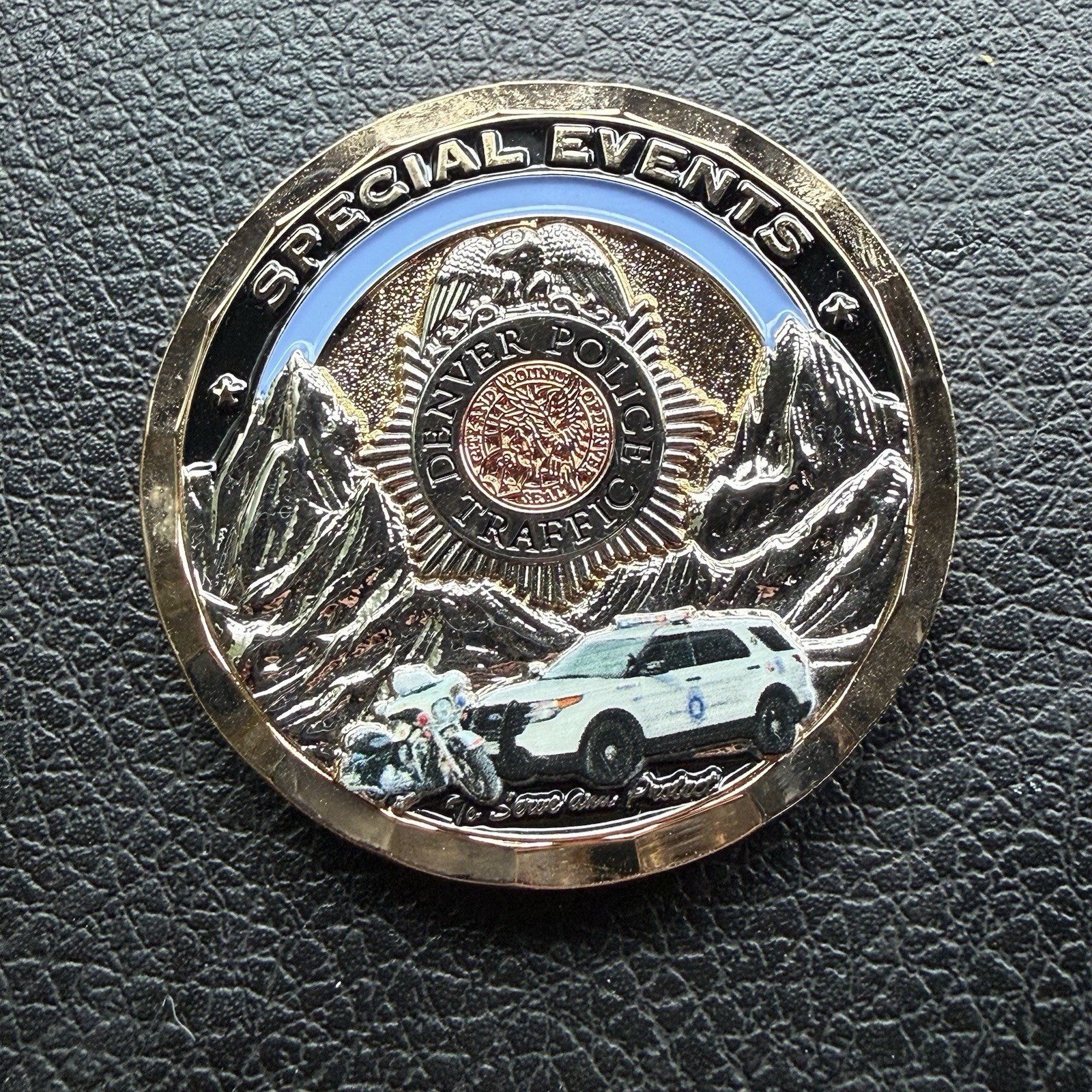 G61 Denver Police Traffic Special Events Colorado State POTUS Challenge Coin