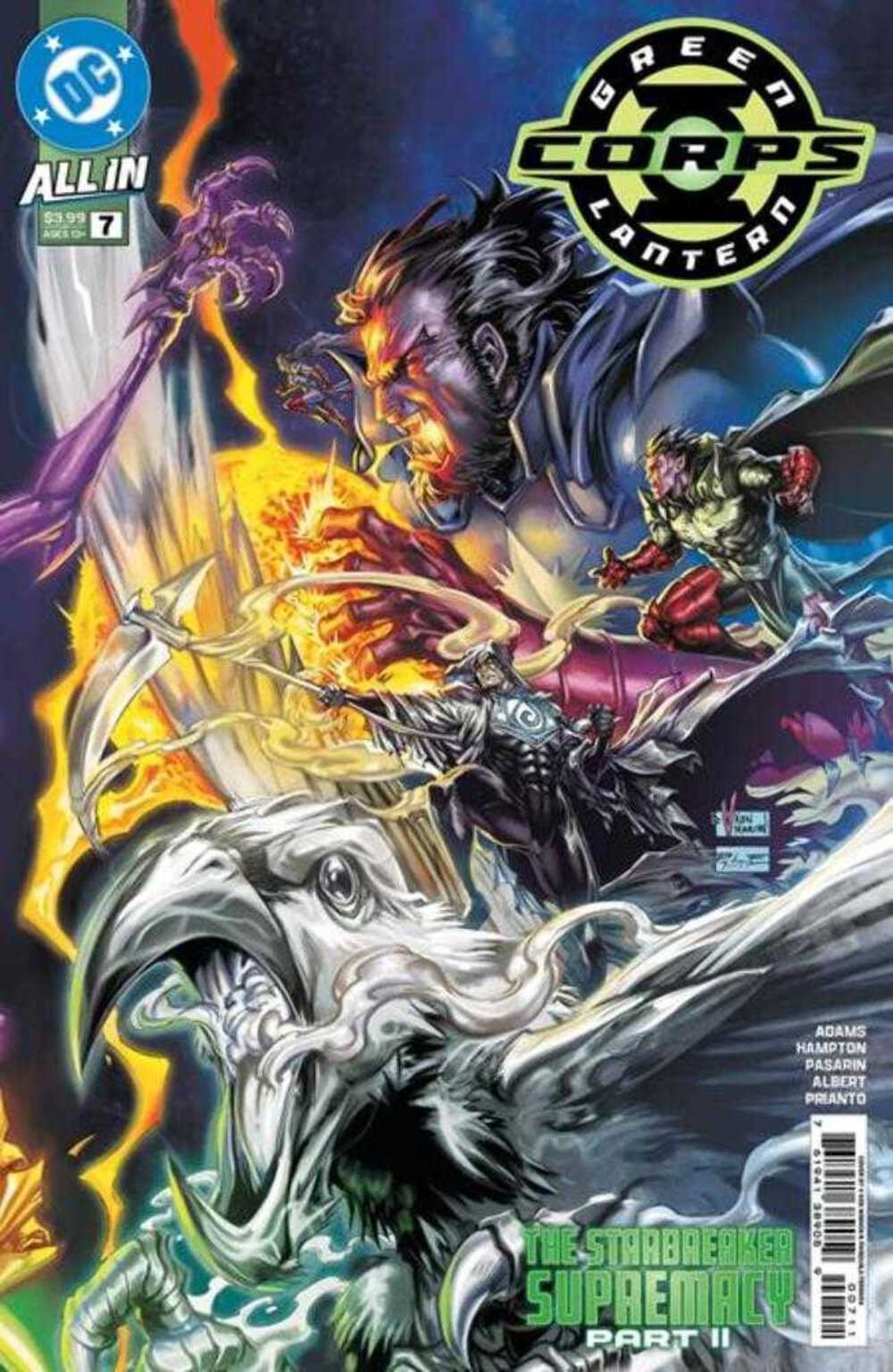 Green Lantern Corps #7 Cover A V Ken Marion Connecting (Starbreaker Supremacy)