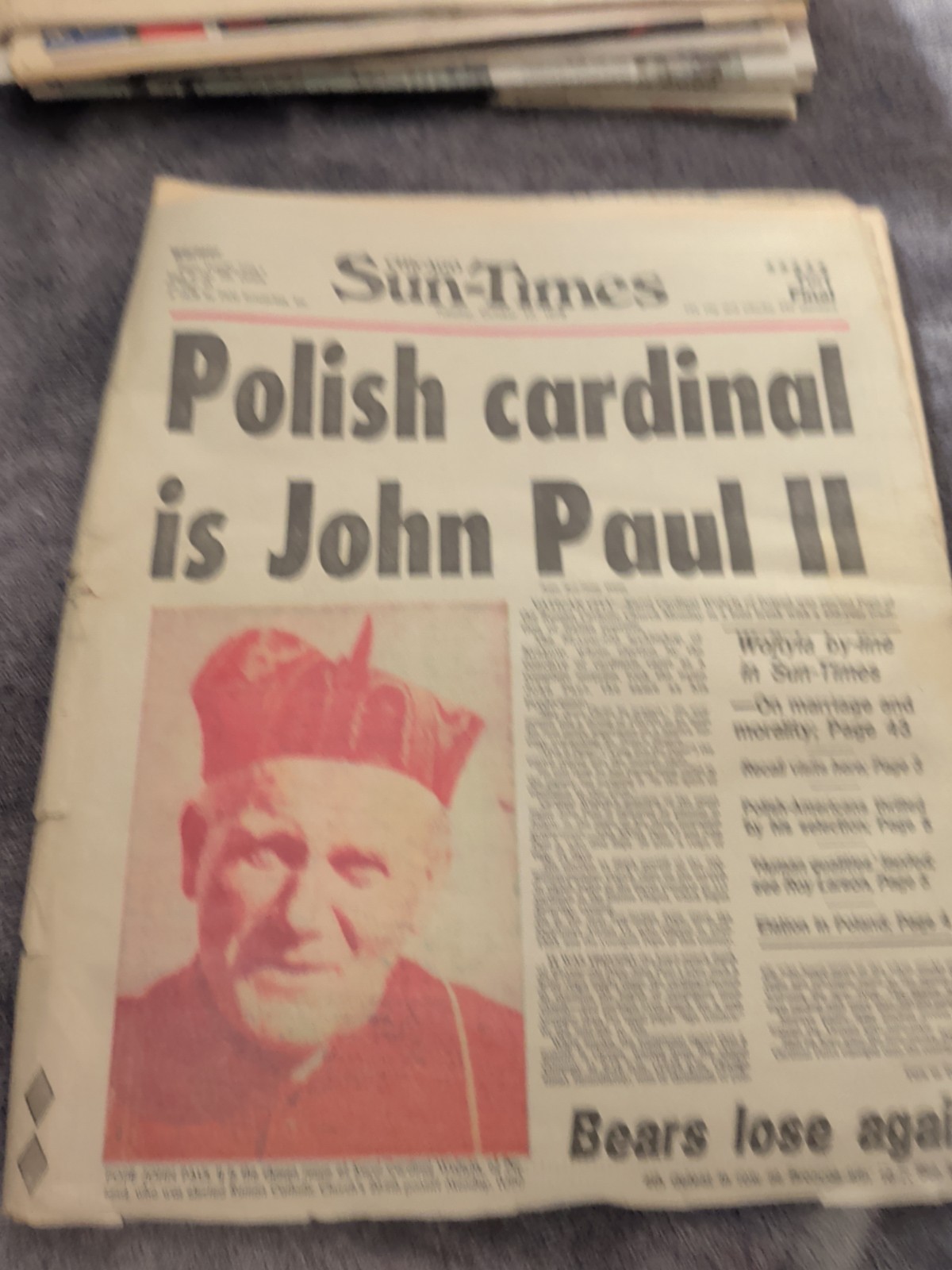 Chicago Sun-Times, 3 Star Final, Tuesday, October 17, 1978, pages 1-12, 93-104