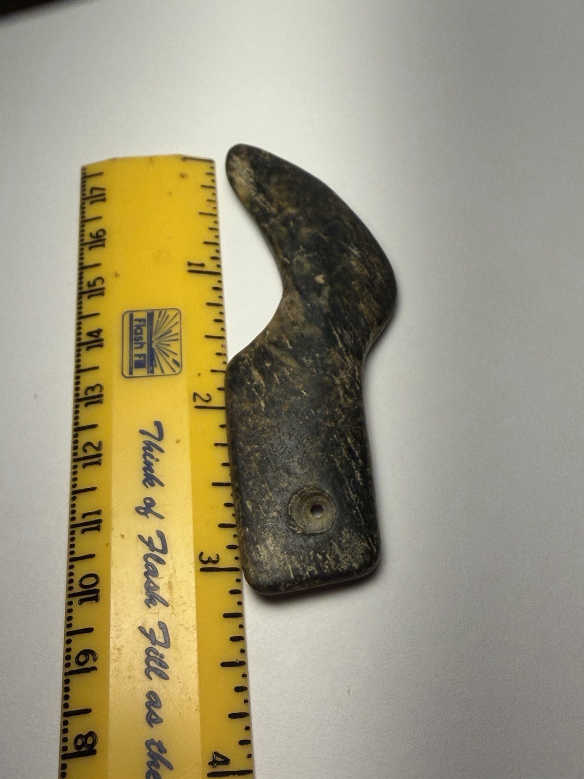 Fine Rare Birdstone Effigy Pendant Huron Co. Ohio Native American Artifact 