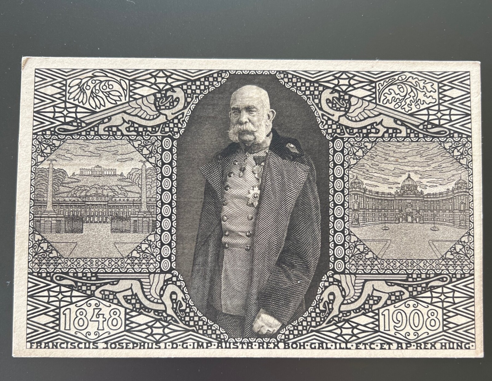 Franz Joseph I Jubilee 1848 1908 Austria Jubilee Postal Stationery Postcard