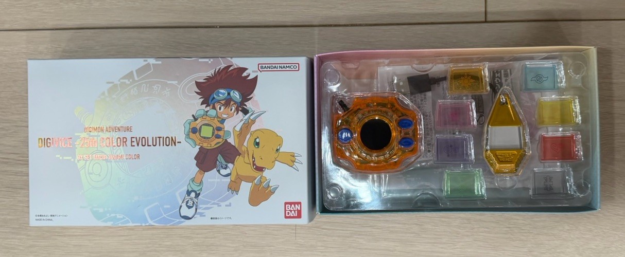 Digimon Digivice 25th COLOR EVOLUTION DX Set Taichi Yagami New