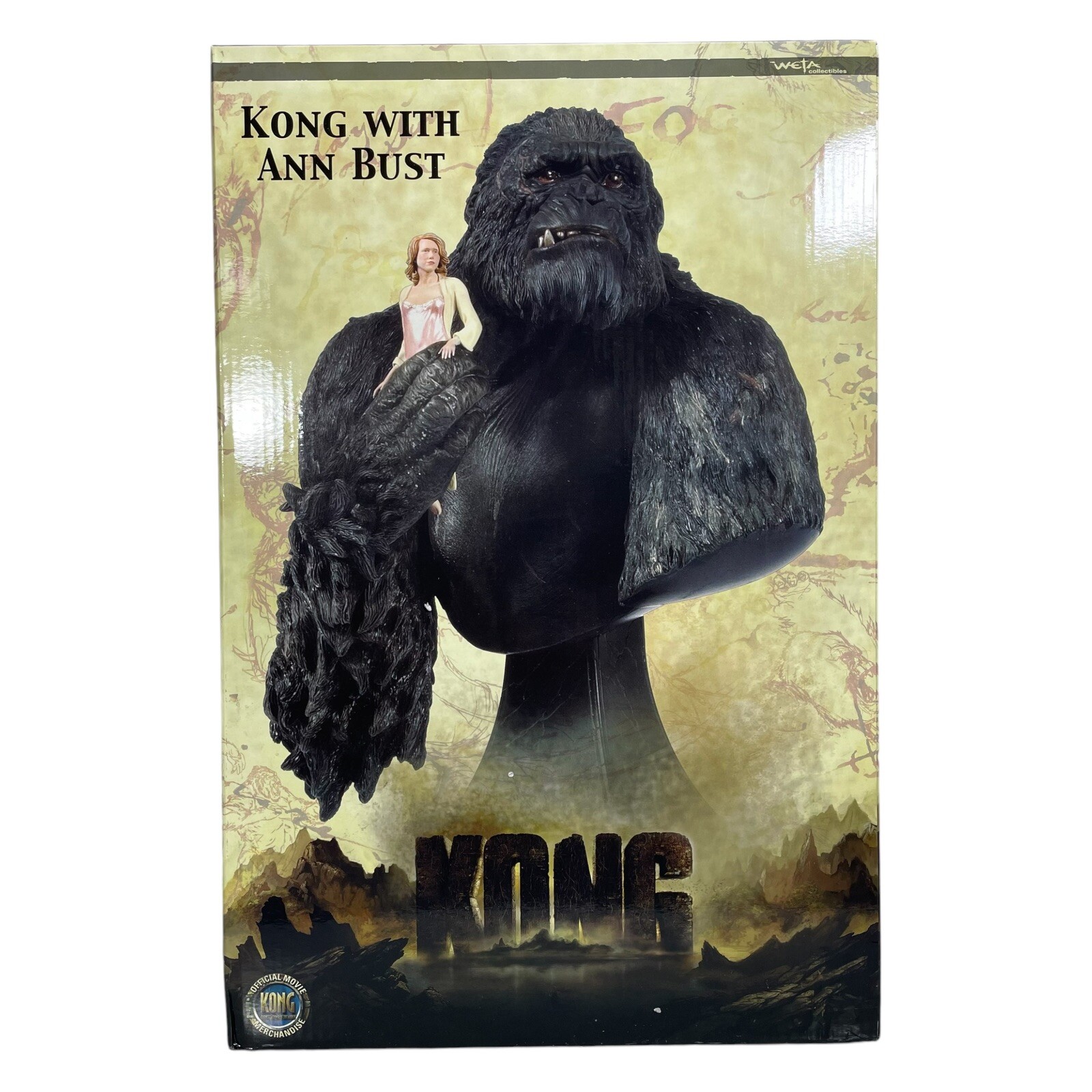 Weta KING KONG The 8th Wonder of the World KONG with ANN BUST Statue Numbered