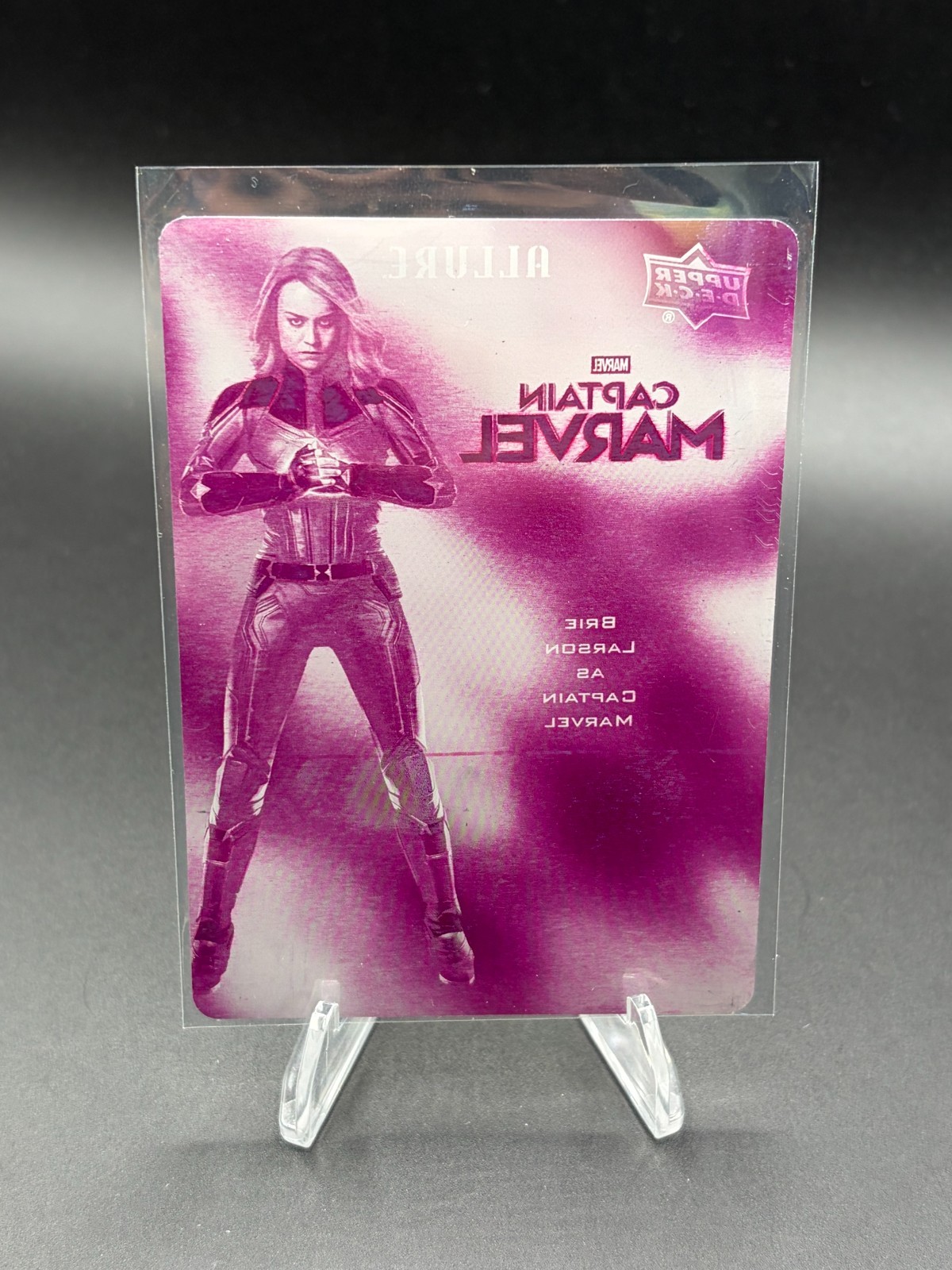 Marvel Allure Brie Larson Captain Marvel CP-29 Magenta Printing Plate 1/1