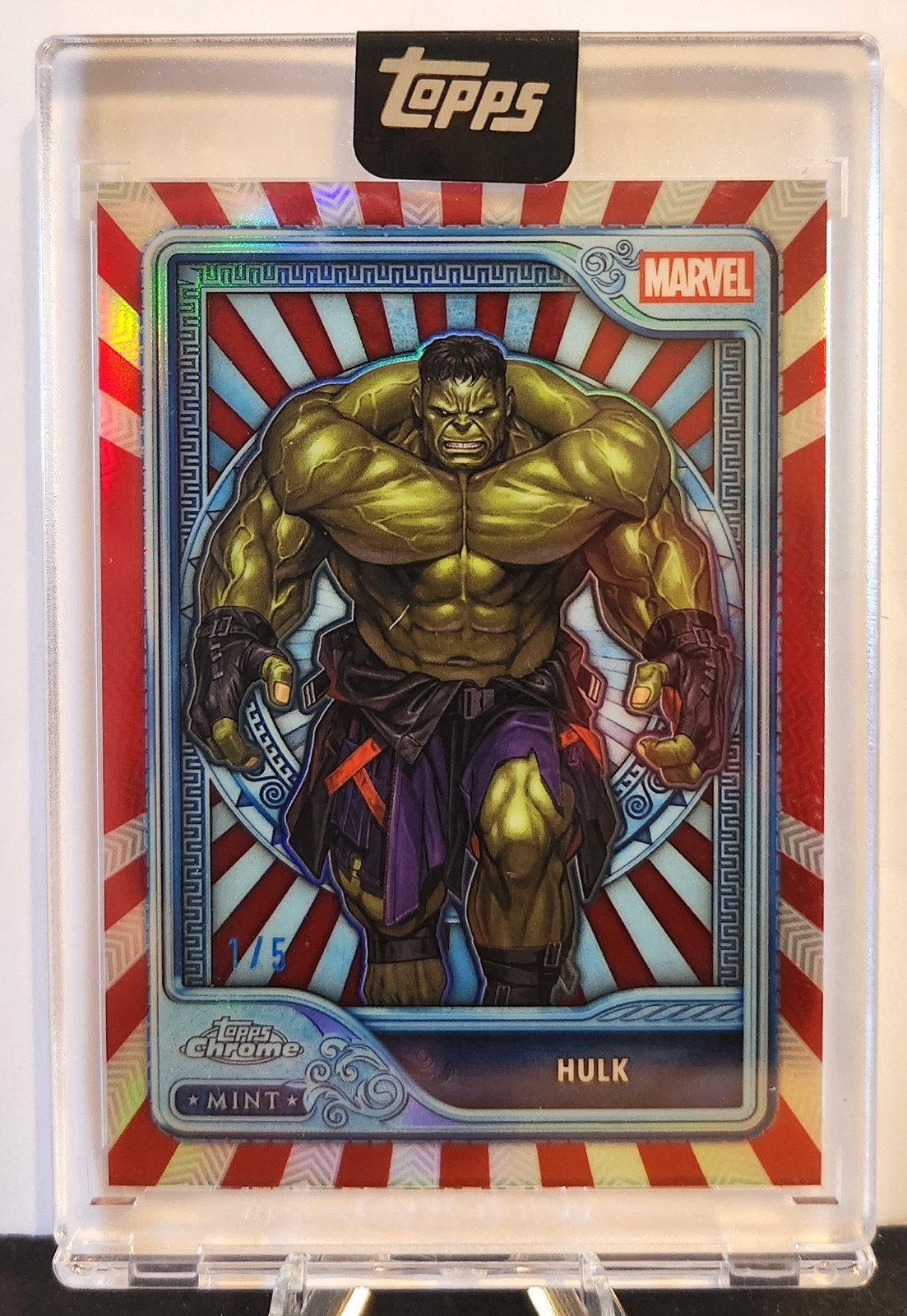 2026 Topps Mint Marvel HULK #112 RED - PLATINUM 1/5 SSP