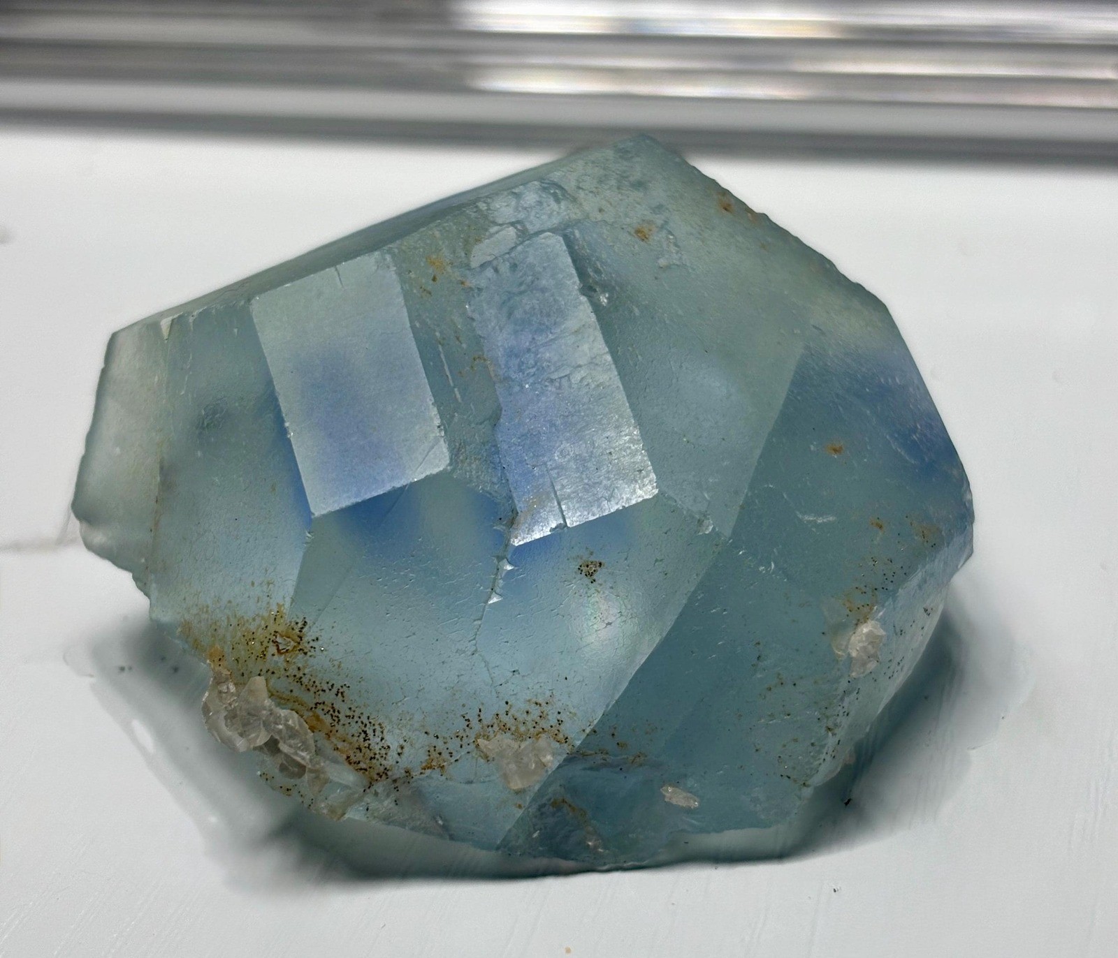 Yaogangxian Seafoam Green & Blue Fluorite | Large Cubic Fluorite Crystal