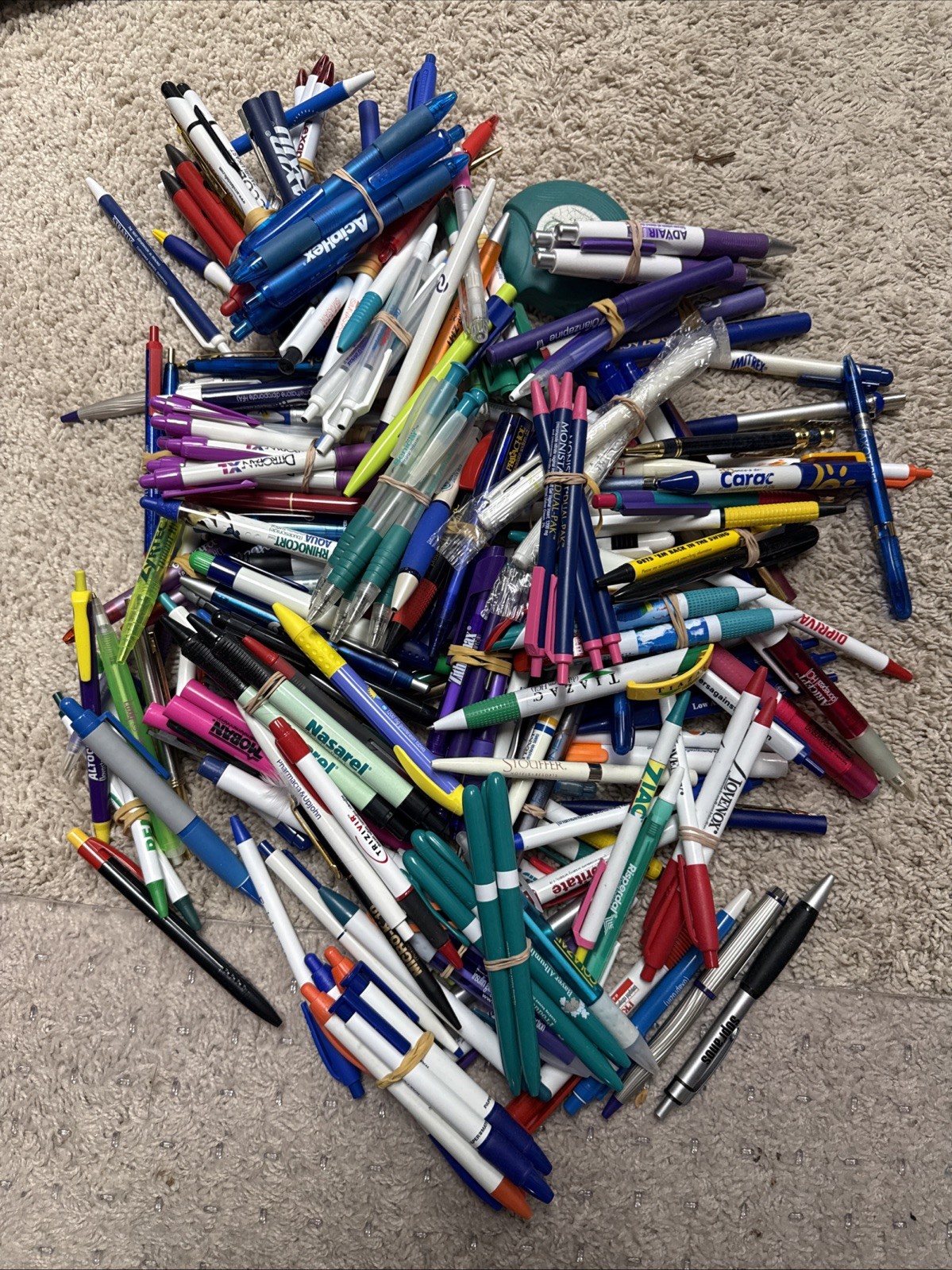 Huge Lot Of Pharmaceutical Pens Promo Drug Rep Advertising Huge Lot Of Pharmaceutical Pens Promo Drug Rep Advertising