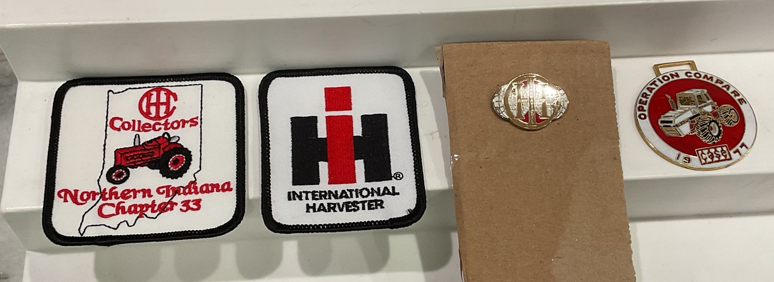 CASE International Harvester IH Patches Watchfob Medallion Pin. Chapter 33