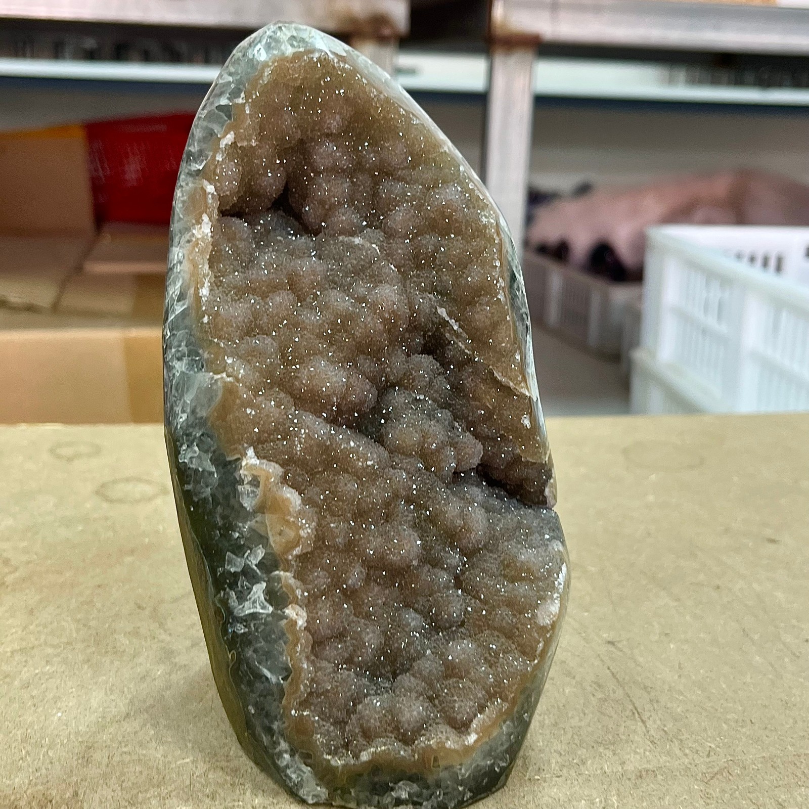4.54LB  Natural and Beautiful Colored Soft Candy Cave Crystal Specimen