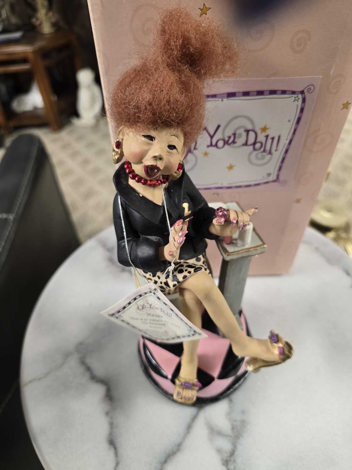 Nancy William's 2001 Oh You Doll Madge Lady Manicurist Figurine new in box