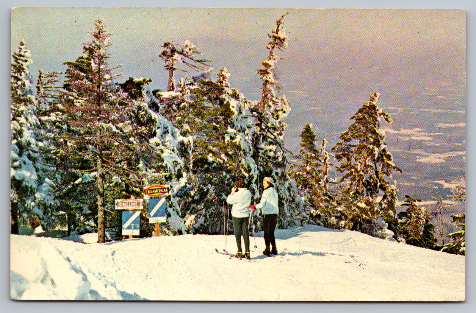 Postcard Stratton Mountain Vermont Ski Slope
