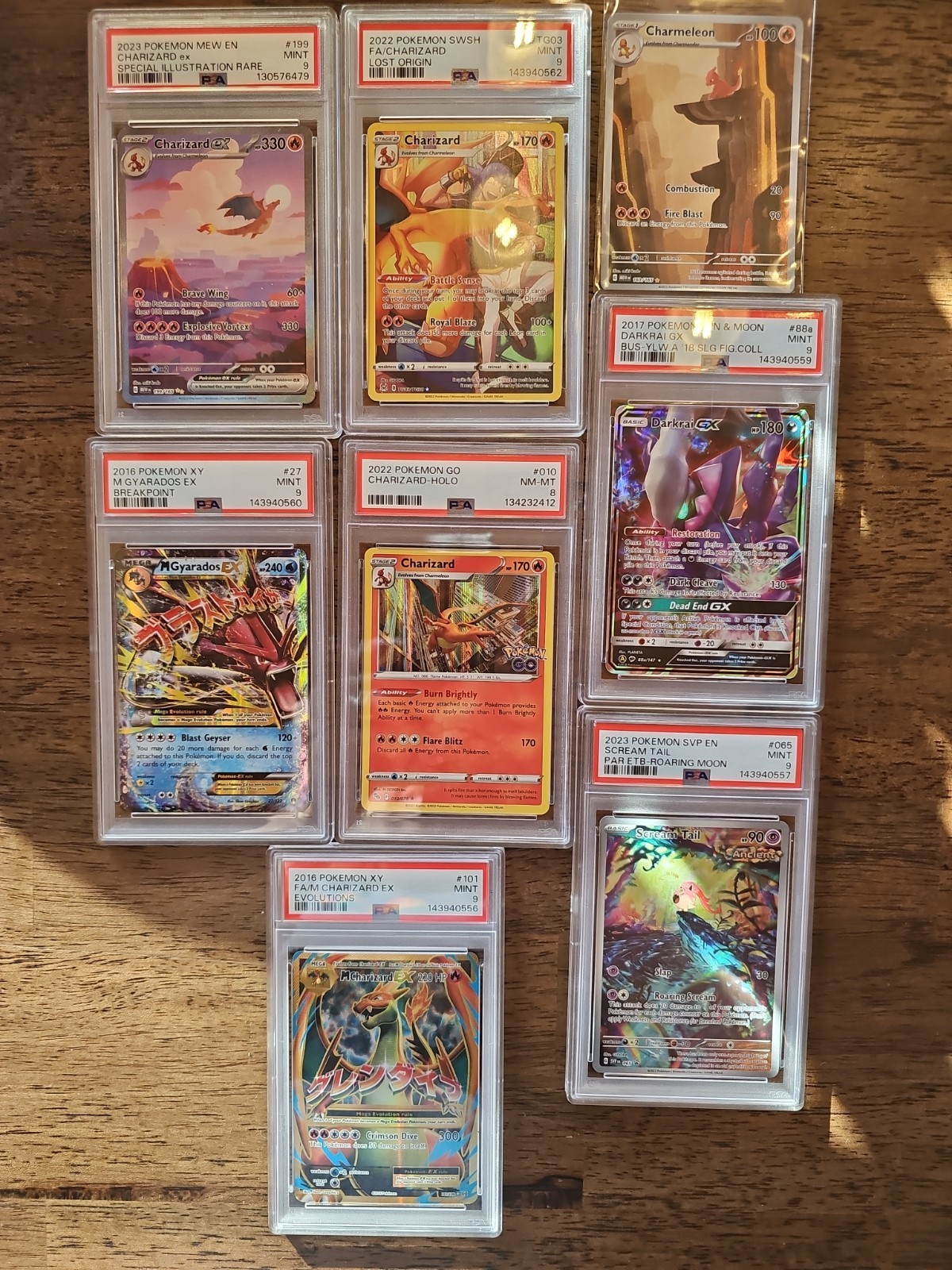 Pokemon TCG - Lot  2016 MGryados EX  151 Charmeleon - Charizard XY  Darkrai GX +
