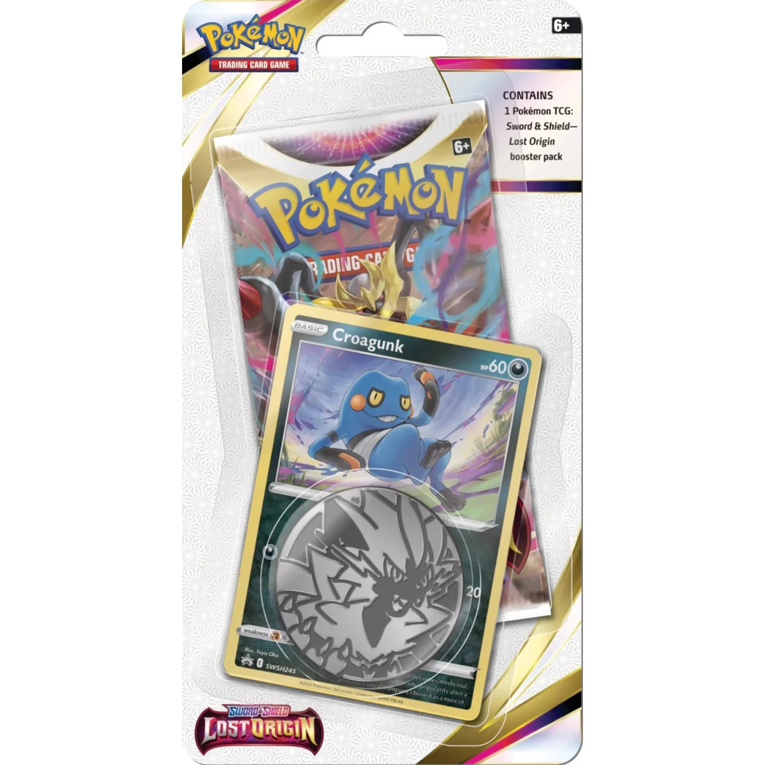 Pokemon: Lost Origin Checklane Blister Pack - Croagunk