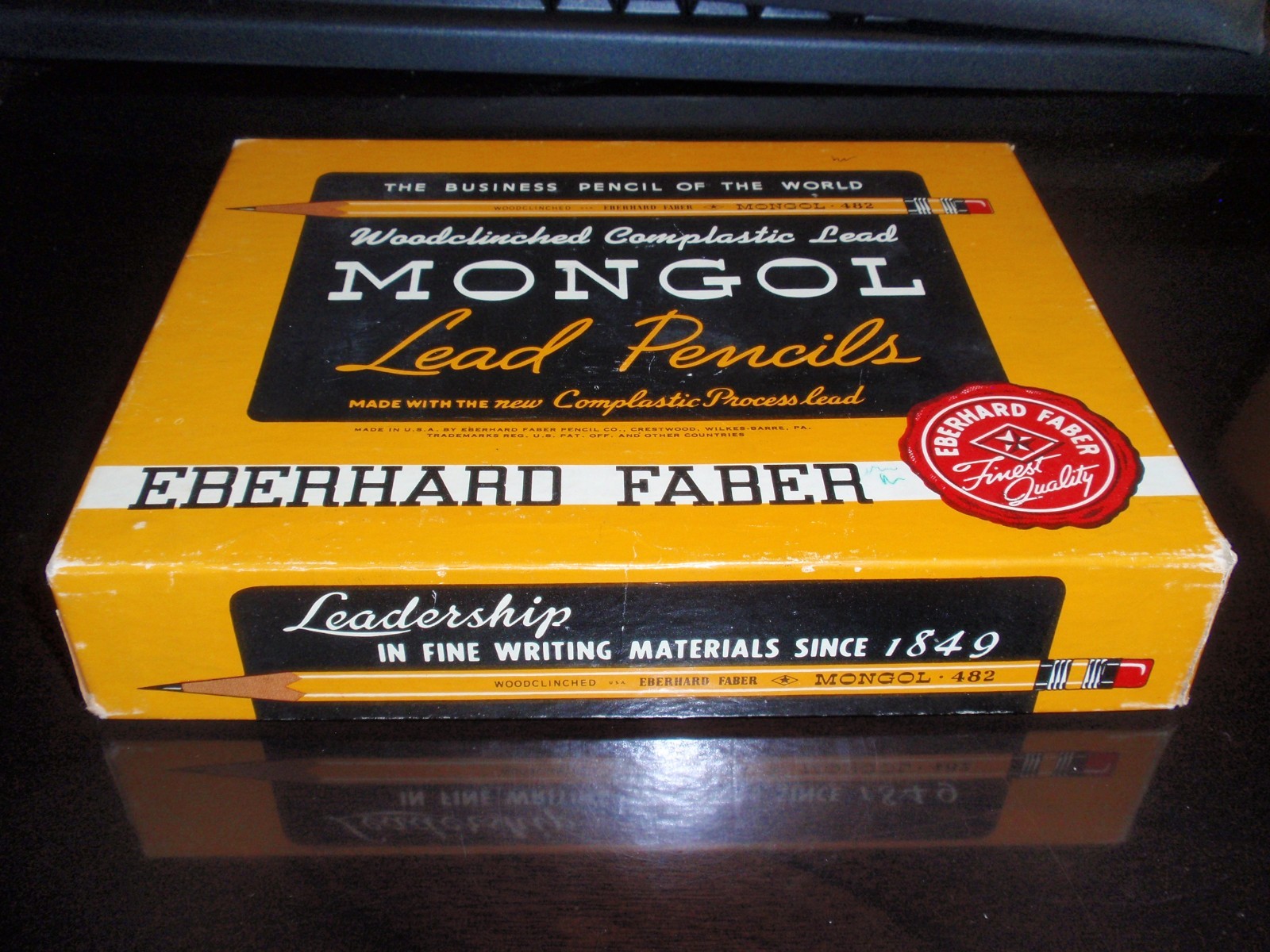 Vintage Eberhard Faber - 3 Dozen Woodclinched Mongol 482 Pencils in Original Box