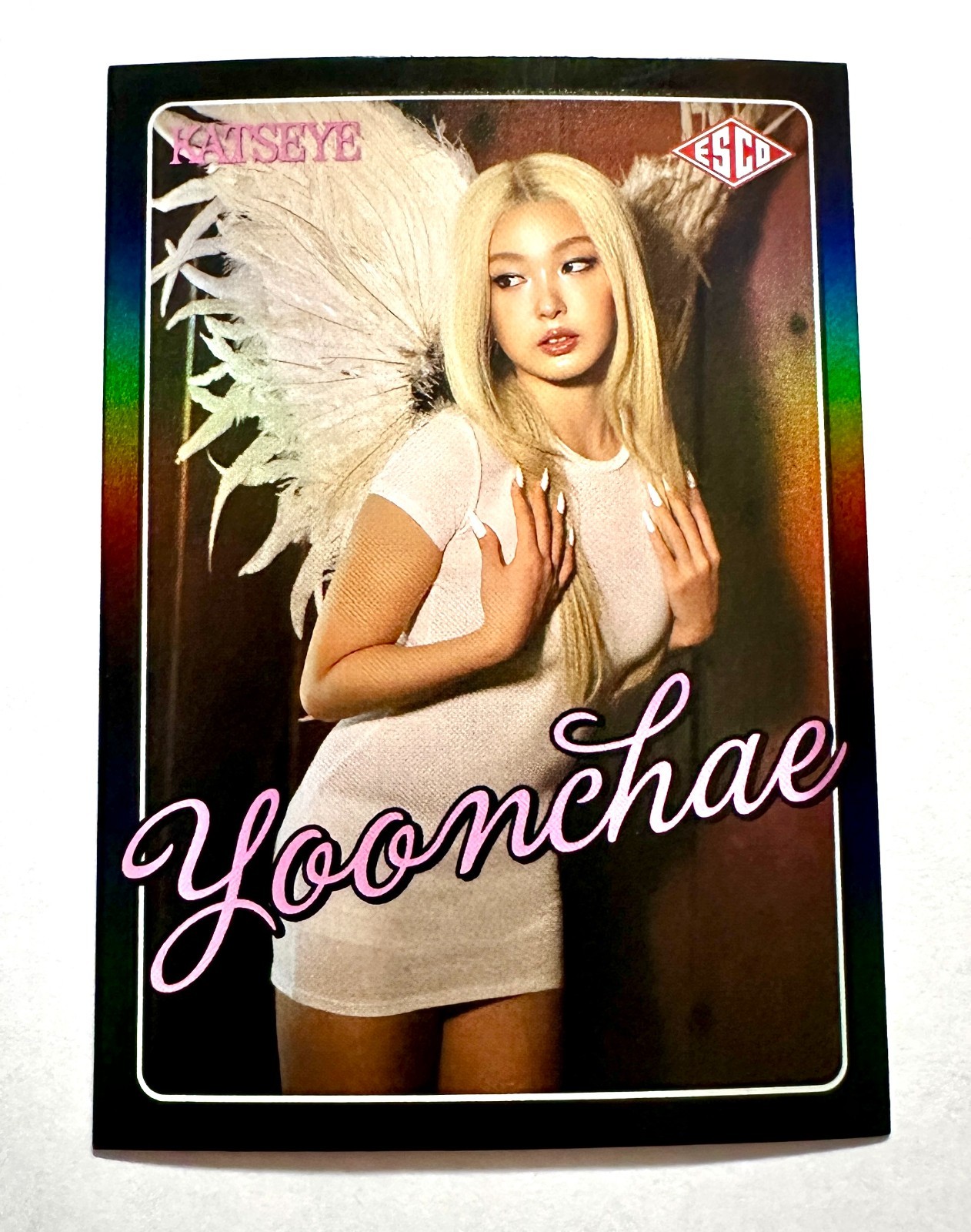 KATSEYE YOONCHAE WILD 096/099 #18 ESCO Serial Numbered Rare 2026 Trading Card