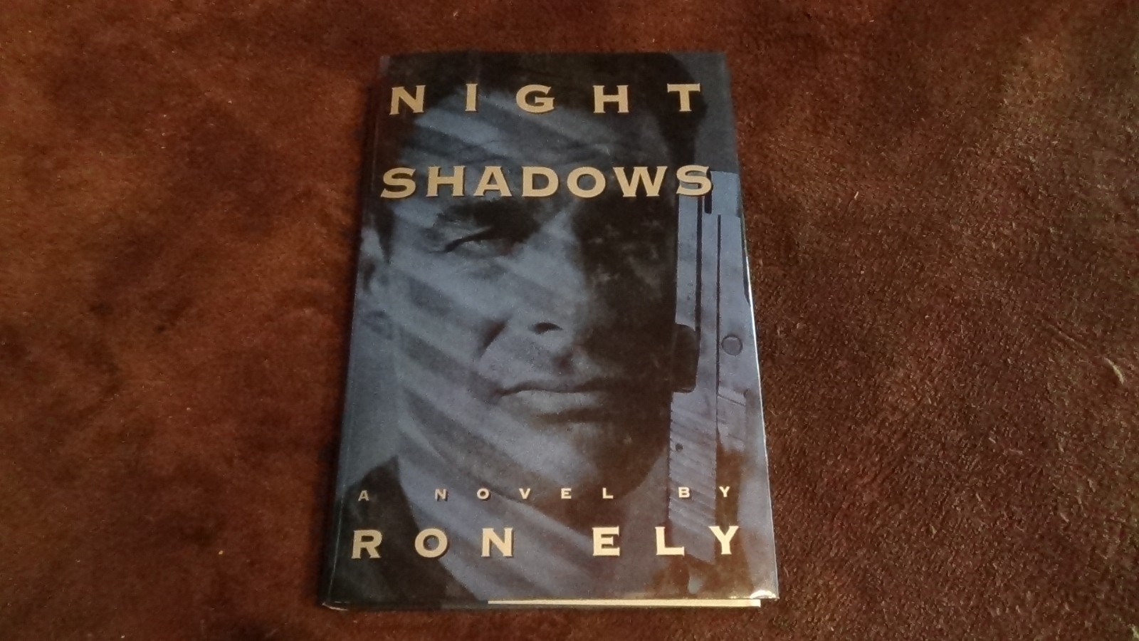Night Shadows by Ron Ely (TV's Tarzan) AUTHOR SIGNED Copy 1994 HC DJ N