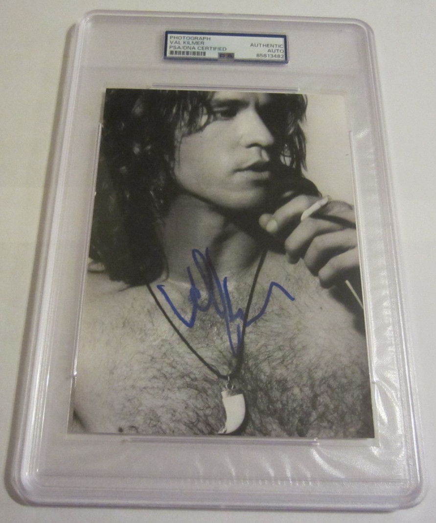 Val Kilmer 5x7 photo signed autographed PSA authentic Jim Morrison in the Doors Val Kilmer 5x7 photo signed autographed PSA authentic Jim Morrison in the Doors