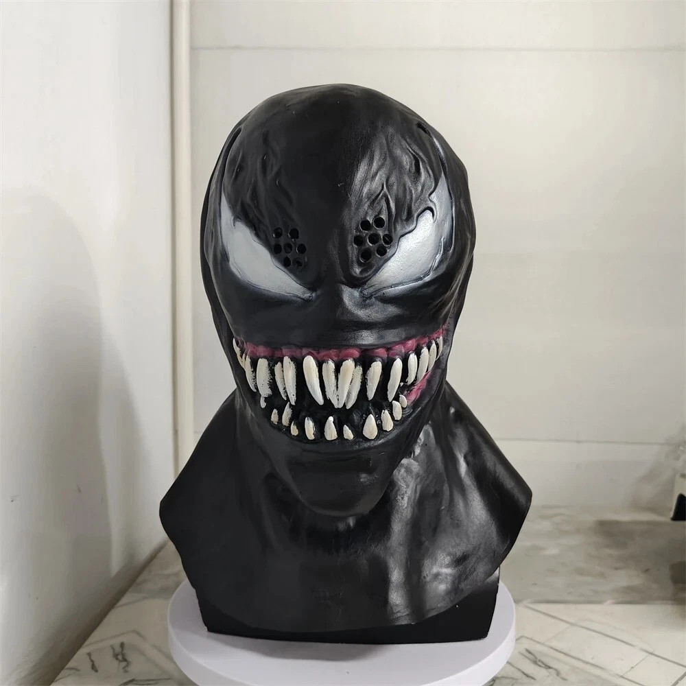 NEW Venom Horror Monster Latex Mask Superhero Movie Cosplay Head Cover Christmas