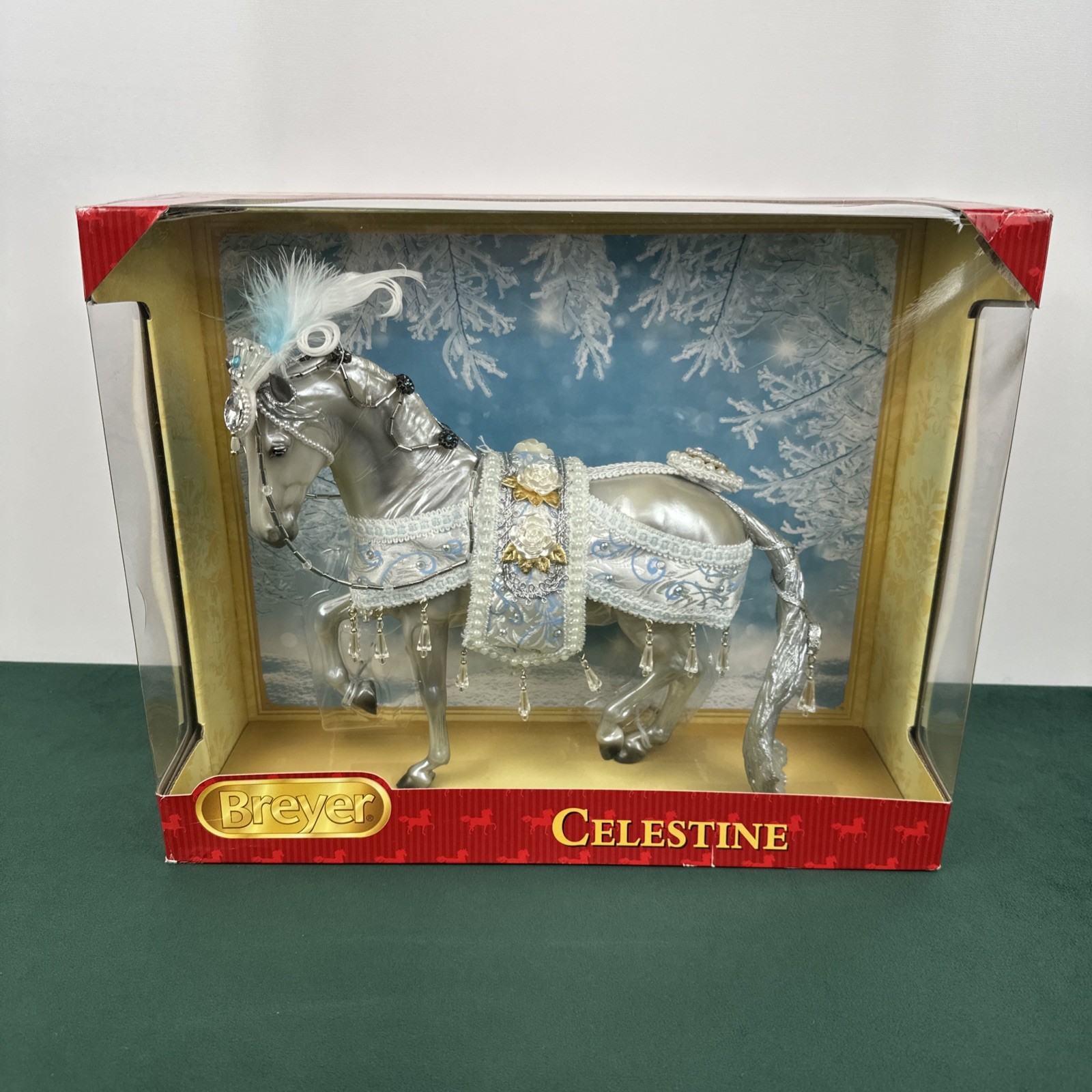 Breyer 2018 Holiday Horse Celestine Lipizzaner Mare 700121 Traditional - New 