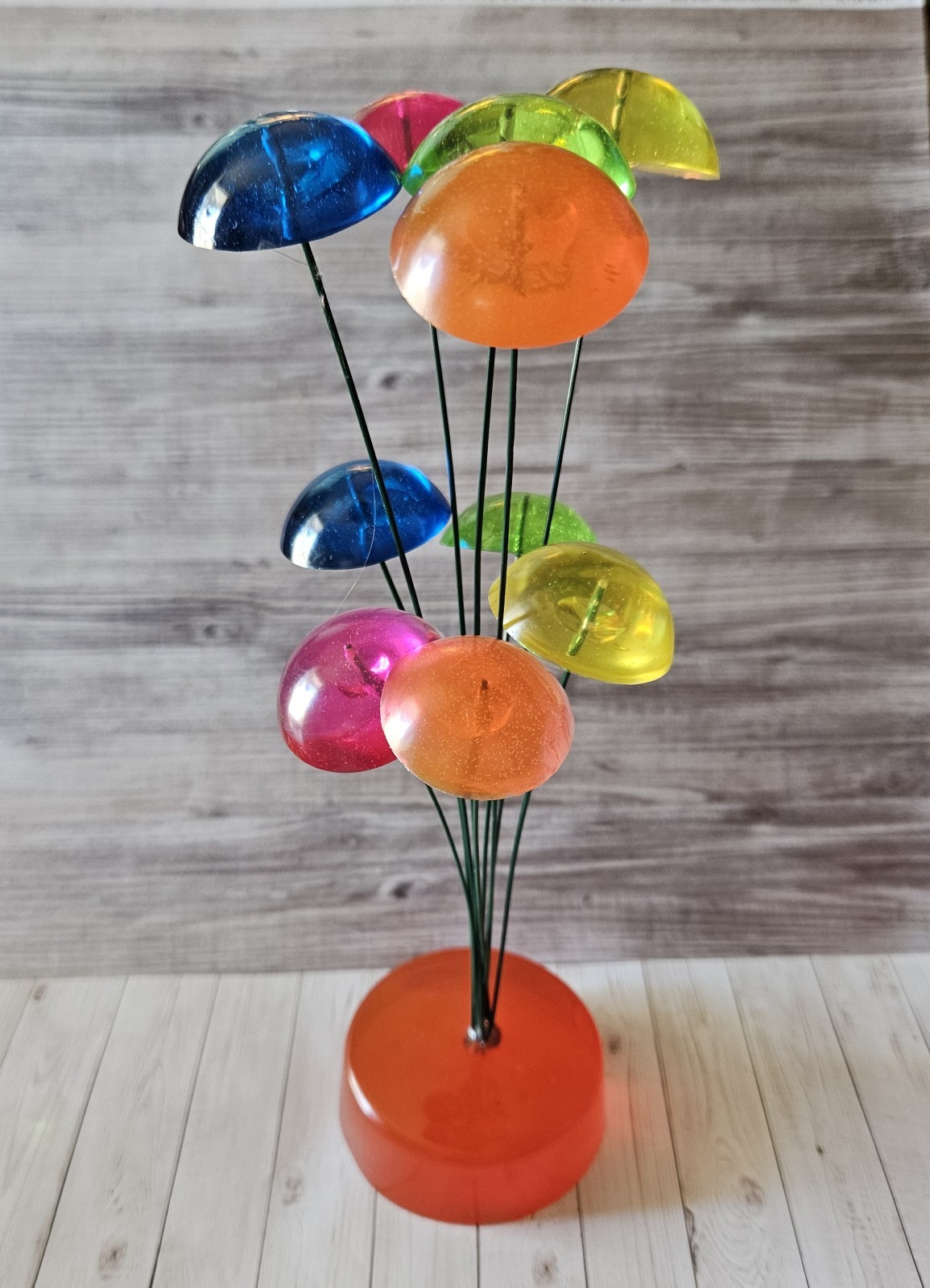 Vintage ANTIQUE REPRO Lucite KINECTIC Mcm Decor Acrylic 1960\'s #3