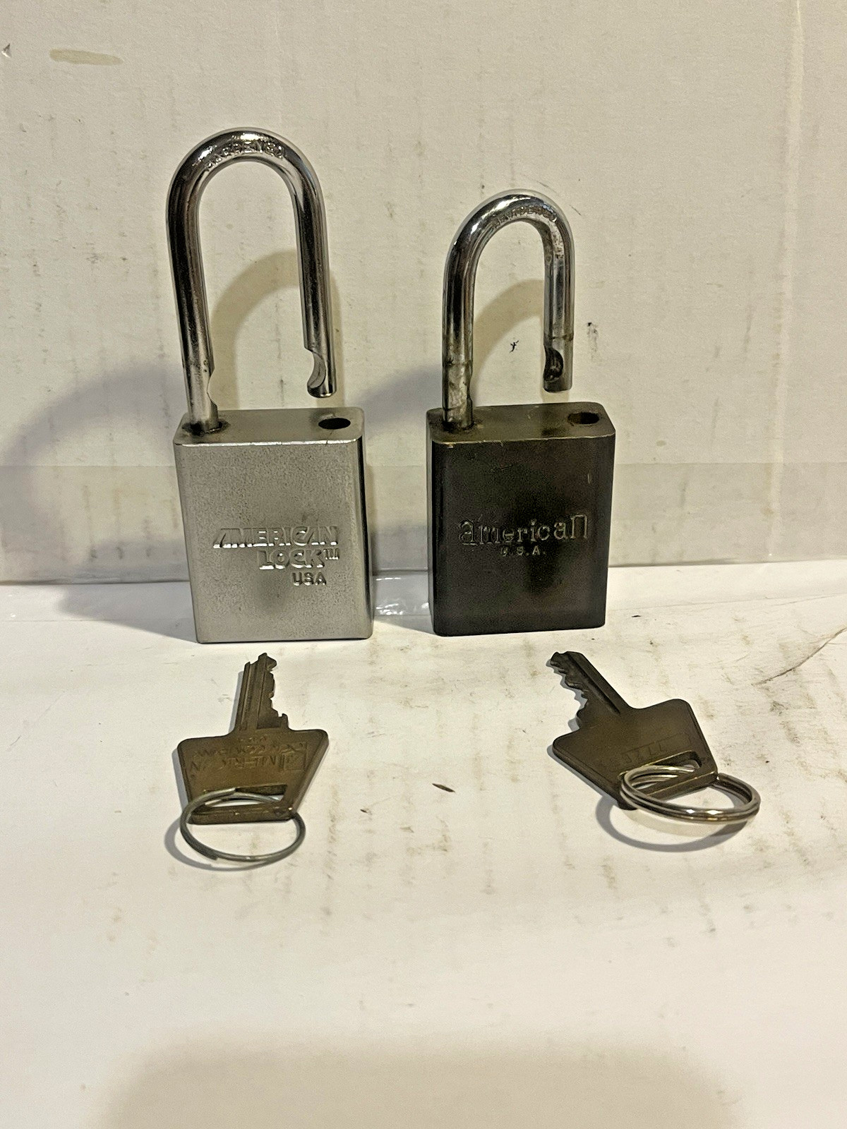Pair, Vintage American Lock Company Locks, 1 Key each