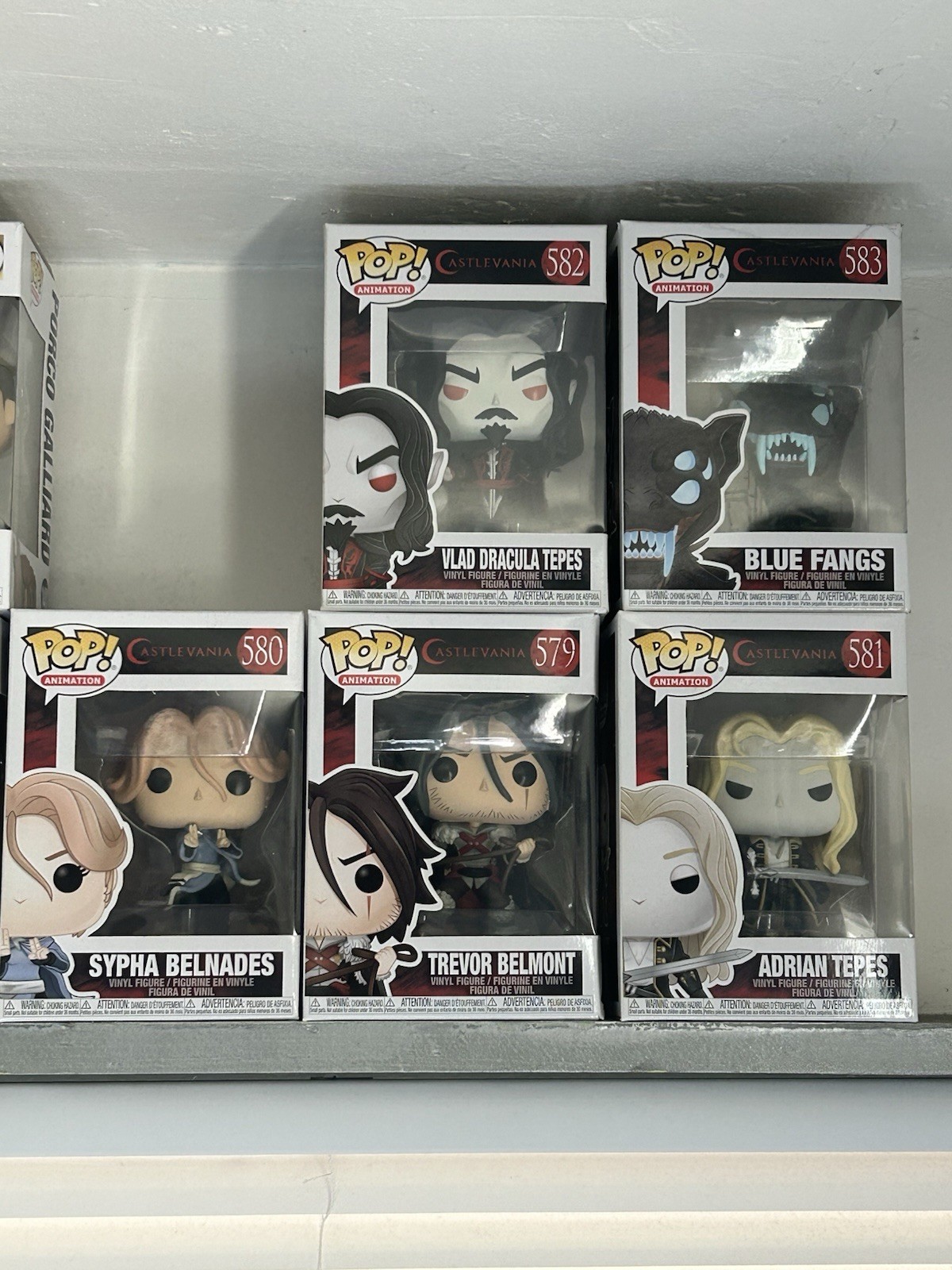 Funko Pop Animation Castlevania 5-Pack Boxed Vinyl Figures 579-583