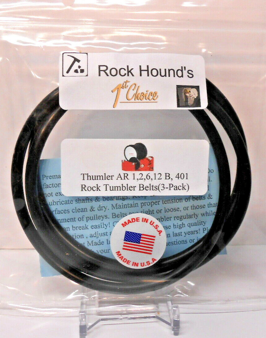 Rockhound's 1st Choice (3 )Replacement Belts Thumler's Tumbler AR 1,2,6,12+  