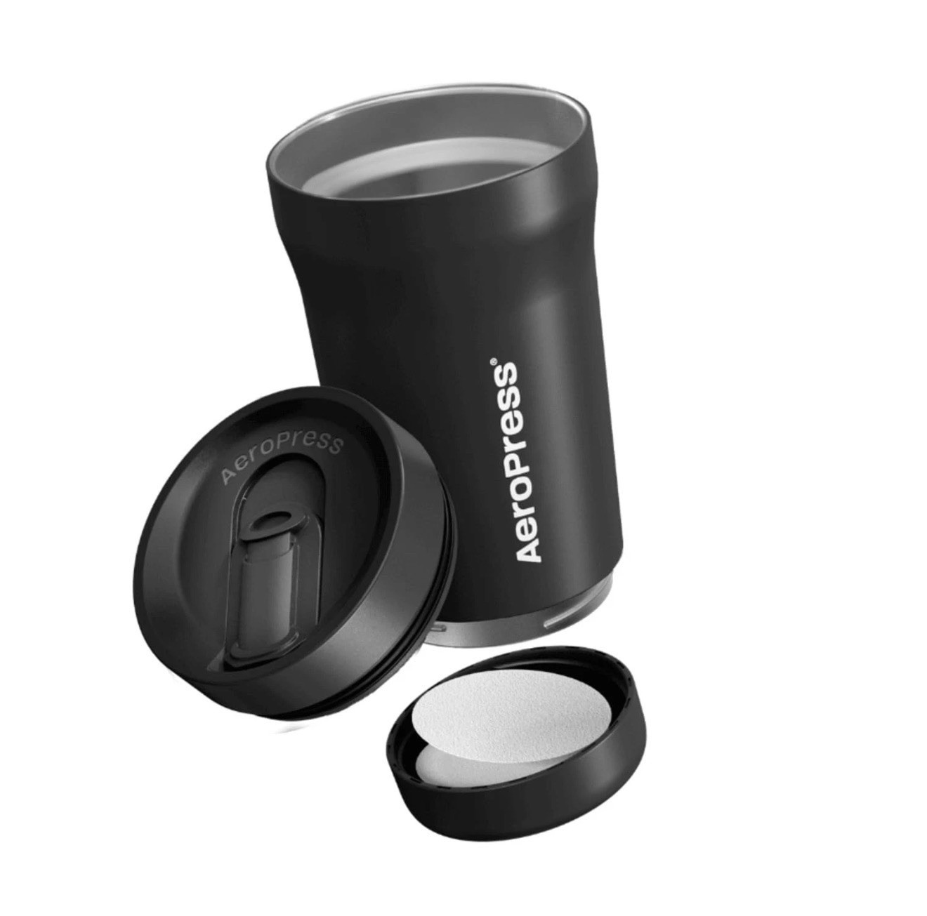 AeroPress Stainless Steel Travel Coffee Tumbler - Double-Wall Insulation for ...