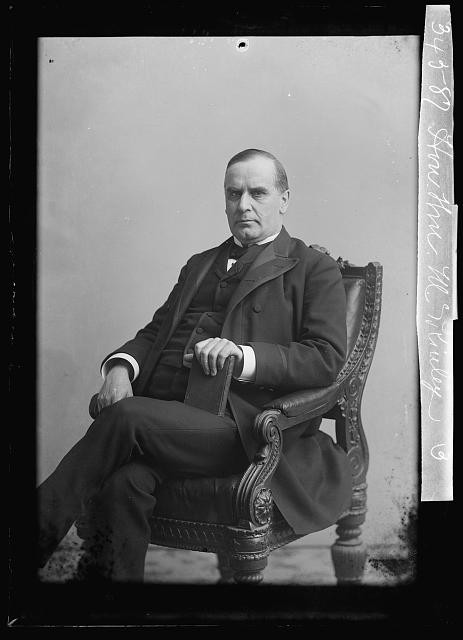 Photo:Hon William McKinley Portrait Seated Studio Photograph