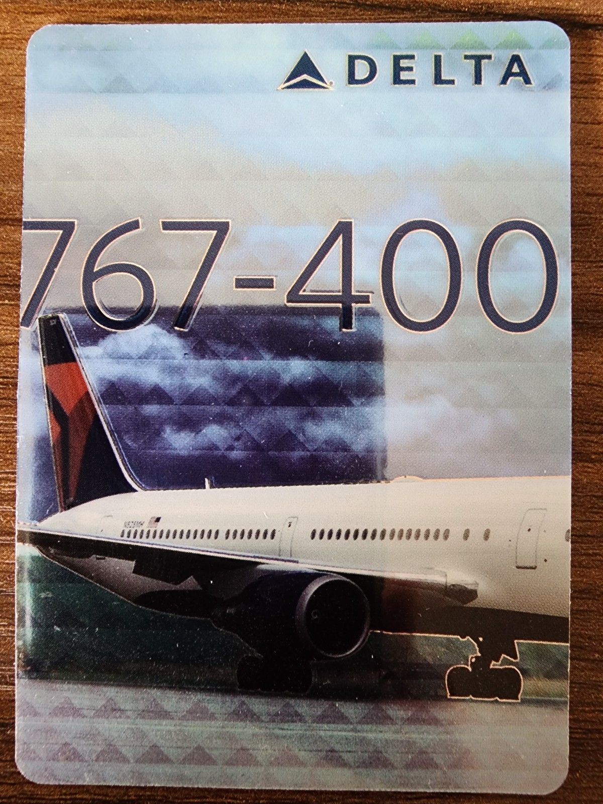 2016 Delta Air Lines Aircraft Trading Card #51 Boeing 767-4 EXCELLENT CONDITION