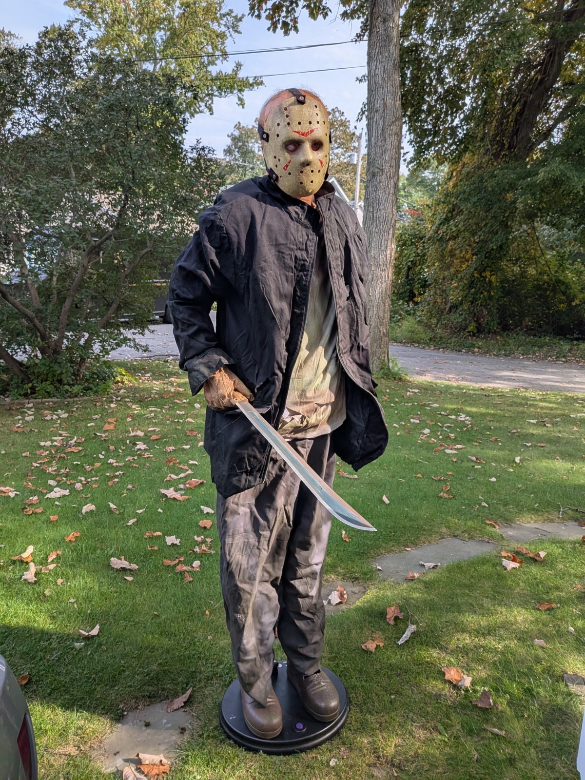 Jason Vorhees Gemmy Animatronic 2010 W/ Box Halloween Decor READ DESCRIPTION