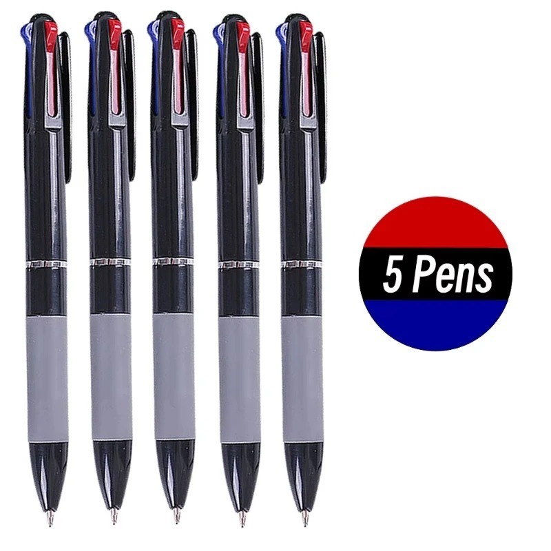 3 in 1 Red/Black/Blue Ink Color 0.7mm Student Ballpoint Pens Ball Point Writing 3 in 1 Red/Black/Blue Ink Color 0.7mm Student Ballpoint Pens Ball Point Writing